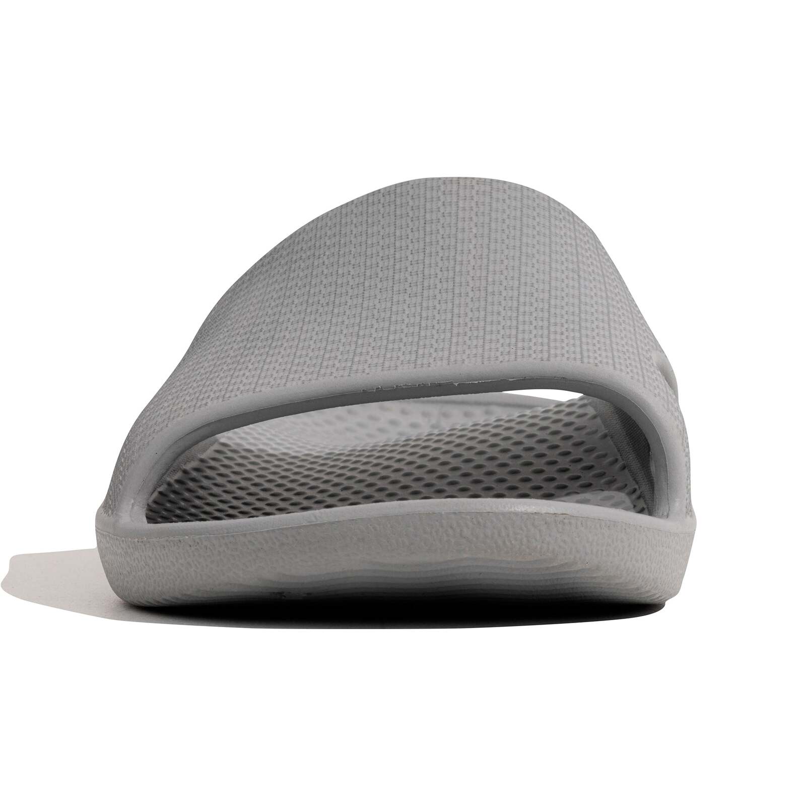 Archline Rebound Orthotic Slides Flip Flop Thongs Slip On Arch Support - Stone Grey - Euro 36