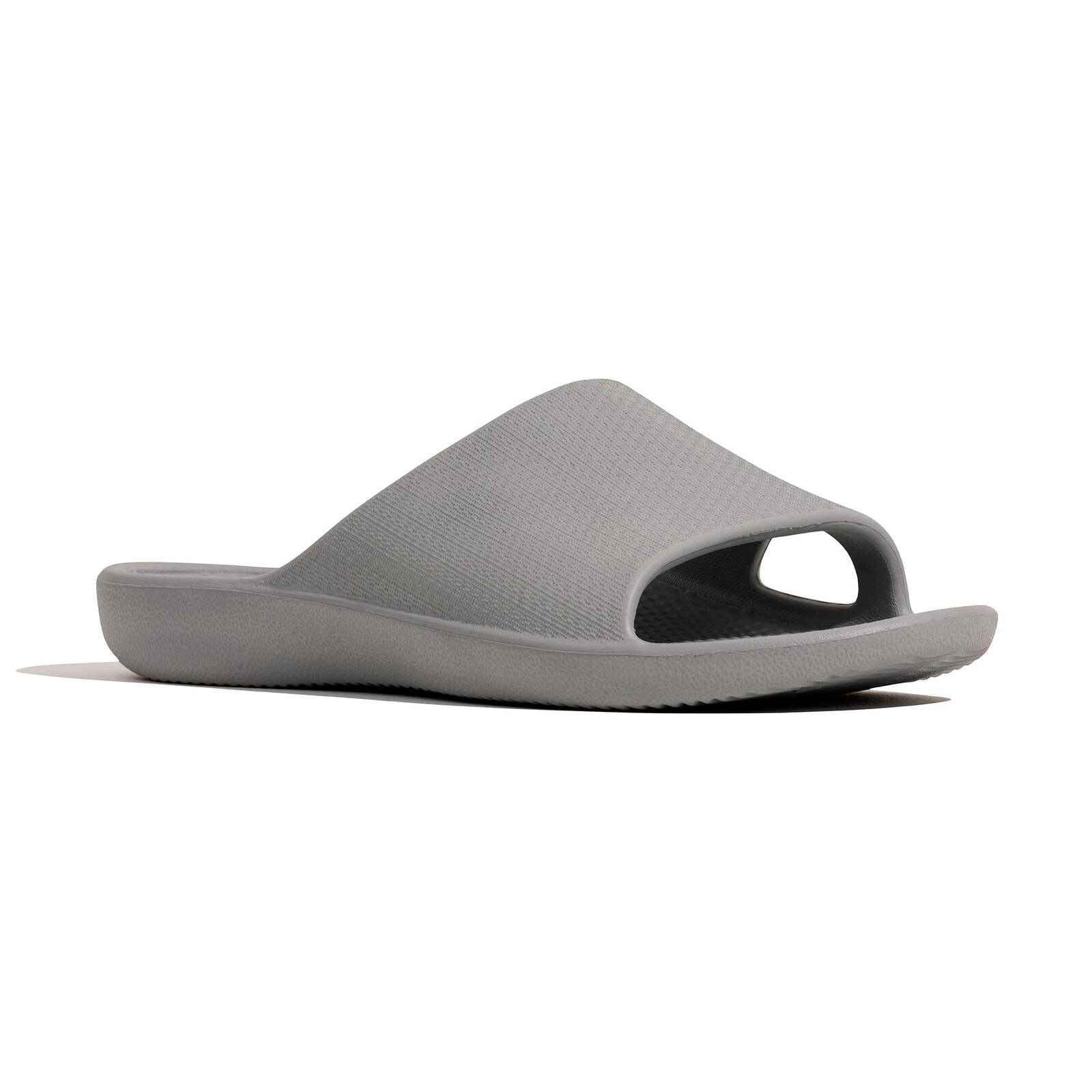 Archline Rebound Orthotic Slides Flip Flop Thongs Slip On Arch Support - Stone Grey - Euro 41