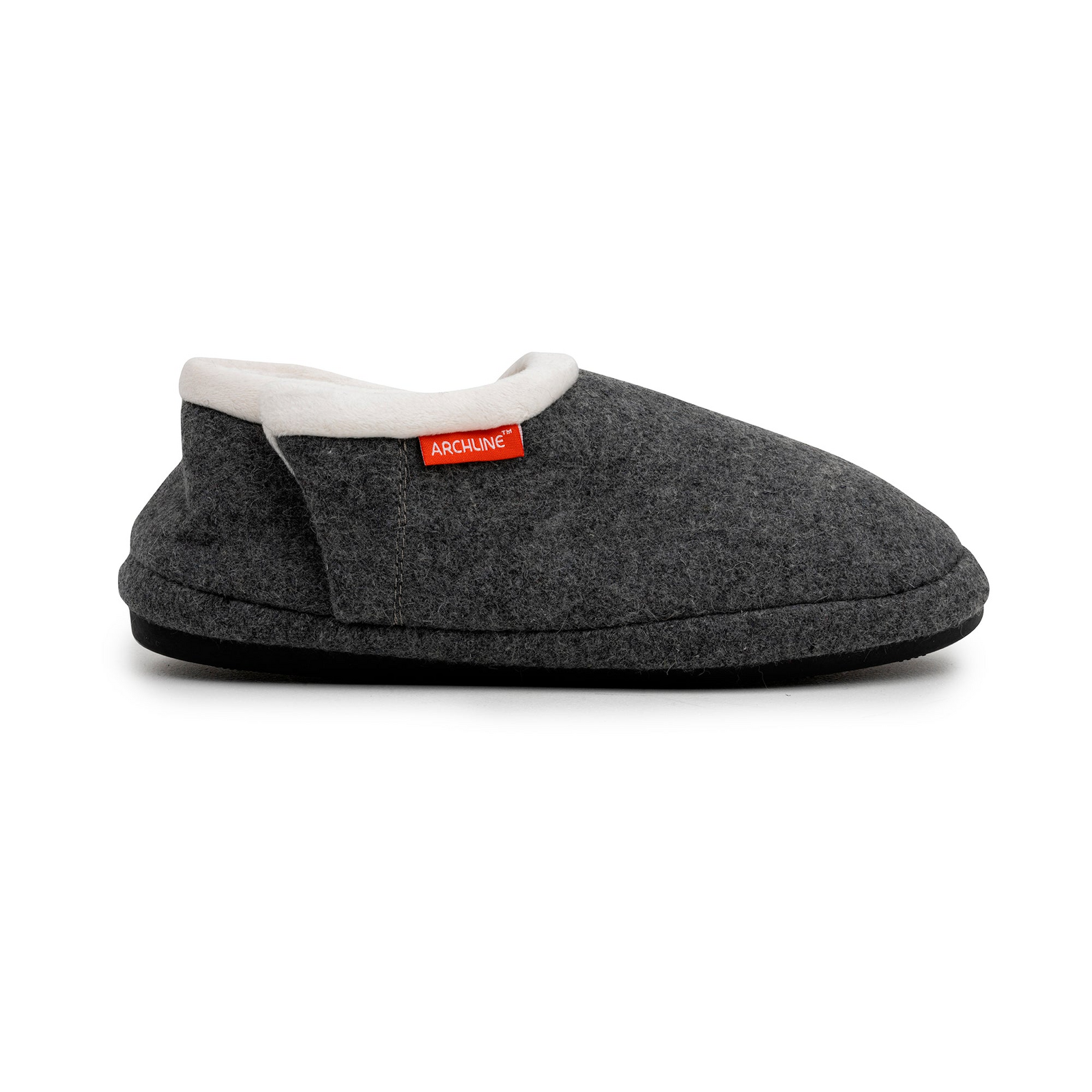 ARCHLINE Orthotic Slippers CLOSED Arch Scuffs Orthopedic Moccasins Shoes in Grey Marle - EUR 37