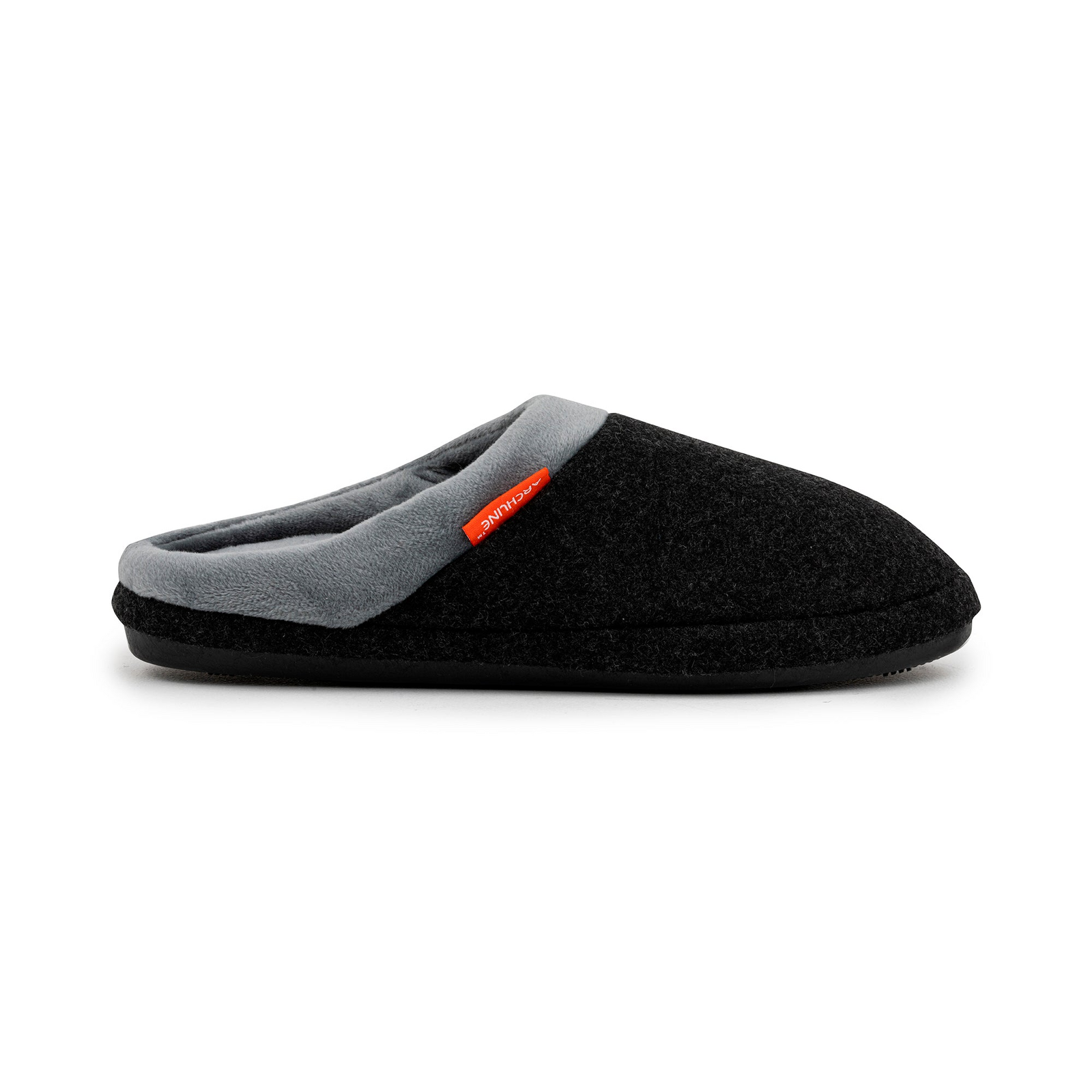 ARCHLINE Orthotic Slippers Slip On Arch Scuffs Orthopedic Moccasins in Charcoal Marle - EUR 45