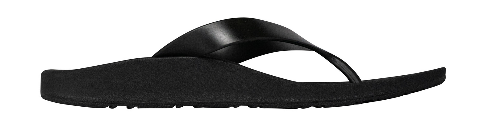 ARCHLINE Orthotic Thongs Arch Support Shoes Footwear Flip Flops Orthopedic - Black/Black - EUR 45