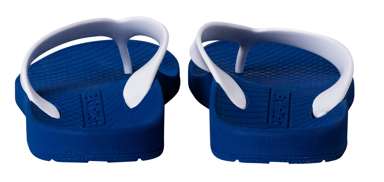 ARCHLINE Orthotic Thongs Arch Support Shoes Footwear Flip Flops Orthopedic - Blue/White  - EUR 36