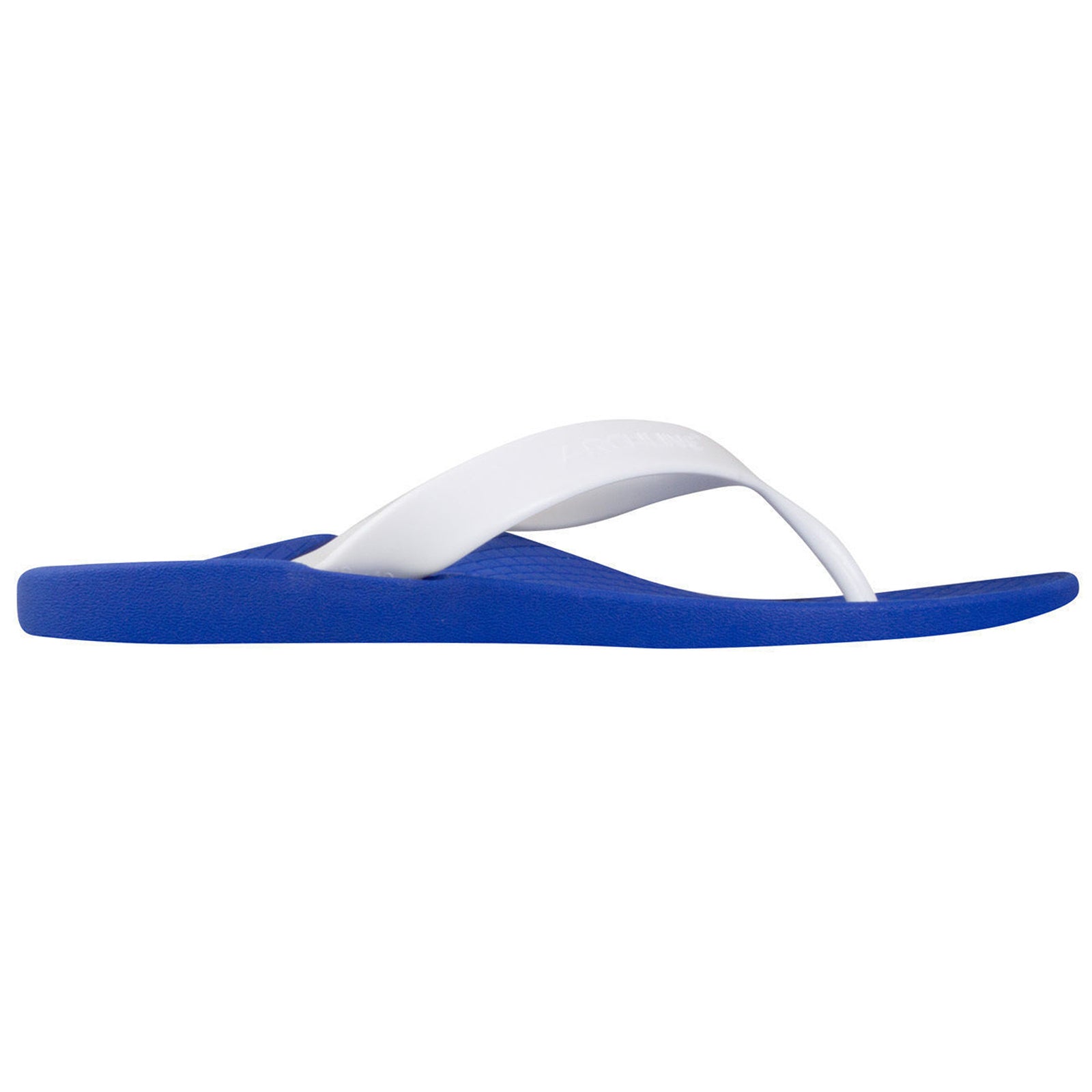 ARCHLINE Orthotic Thongs Arch Support Shoes Footwear Flip Flops Orthopedic - Blue/White  - EUR 43