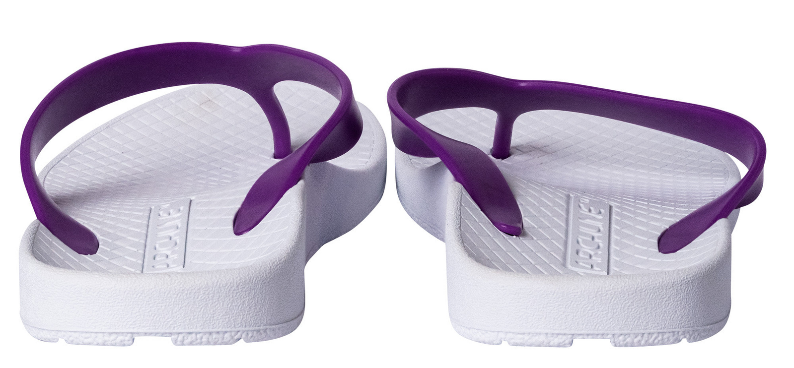 ARCHLINE Orthotic Thongs Arch Support Shoes Footwear Flip Flops Orthopedic - White/Fuchsia - EUR 39