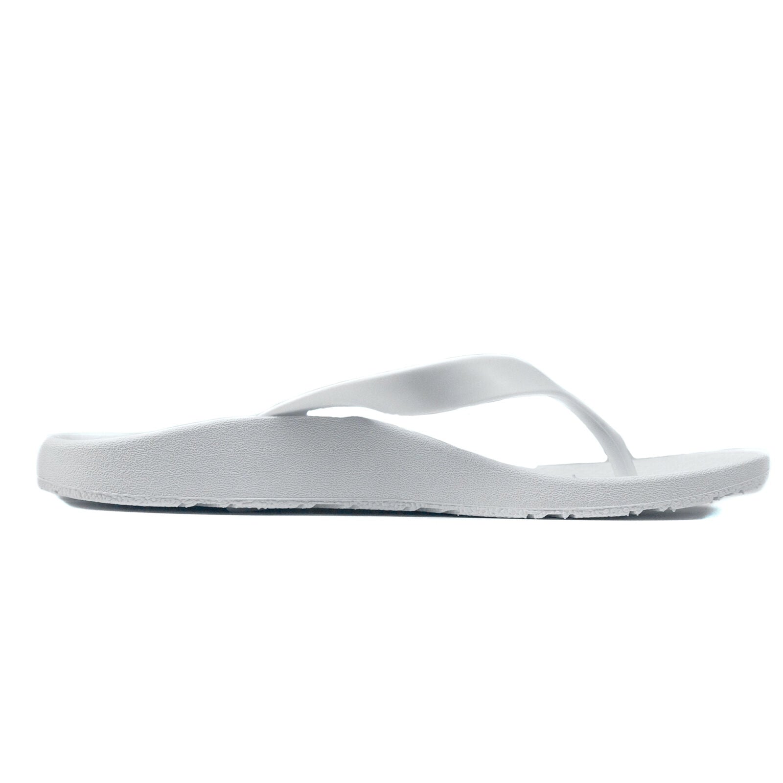 ARCHLINE Orthotic Thongs Arch Support Shoes Footwear Flip Flops Orthopedic - White/White - EUR 47