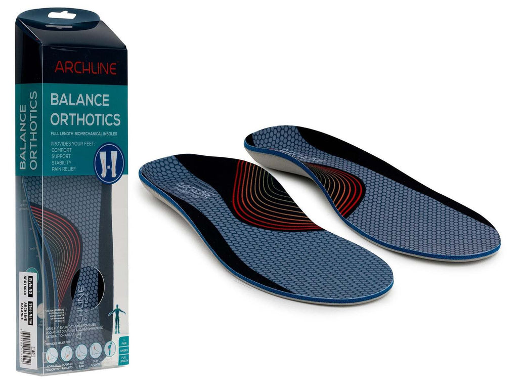 ARCHLINE Orthotics Insoles Balance Full Length Arch Support Pain Relief - EUR 43