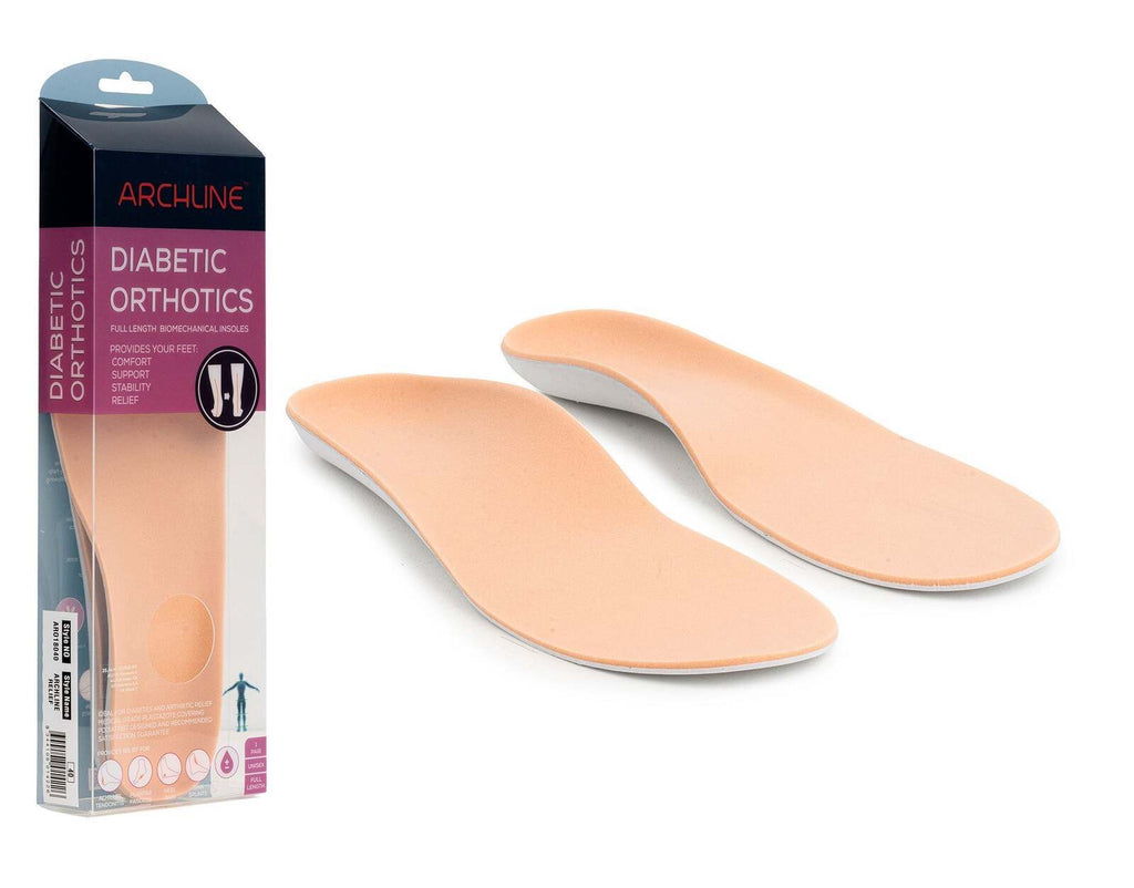 ARCHLINE Insoles Orthotics Full Length Arch Support Diabetics Plantar Fasciitis  - EUR 39