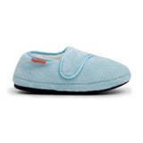 ARCHLINE Orthotic Plus Slippers Closed Scuffs Pain Relief Moccasins - Baby Blue - EU 39