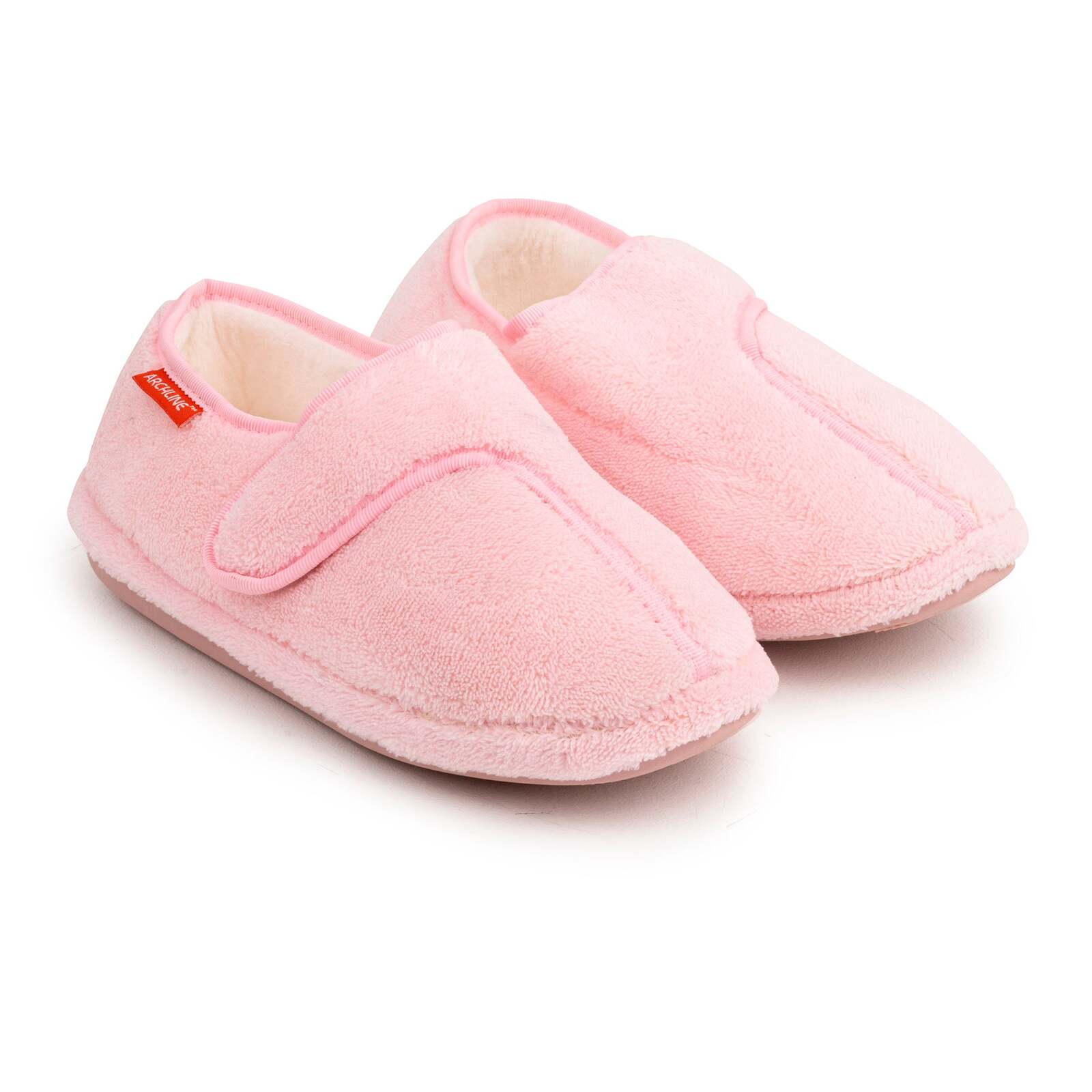 ARCHLINE Orthotic Plus Slippers Closed Scuffs Pain Relief Moccasins - Pink - EU 37