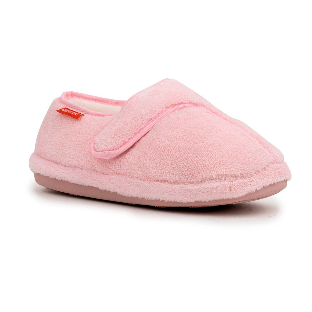 ARCHLINE Orthotic Plus Slippers Closed Scuffs Pain Relief Moccasins - Pink - EU 42