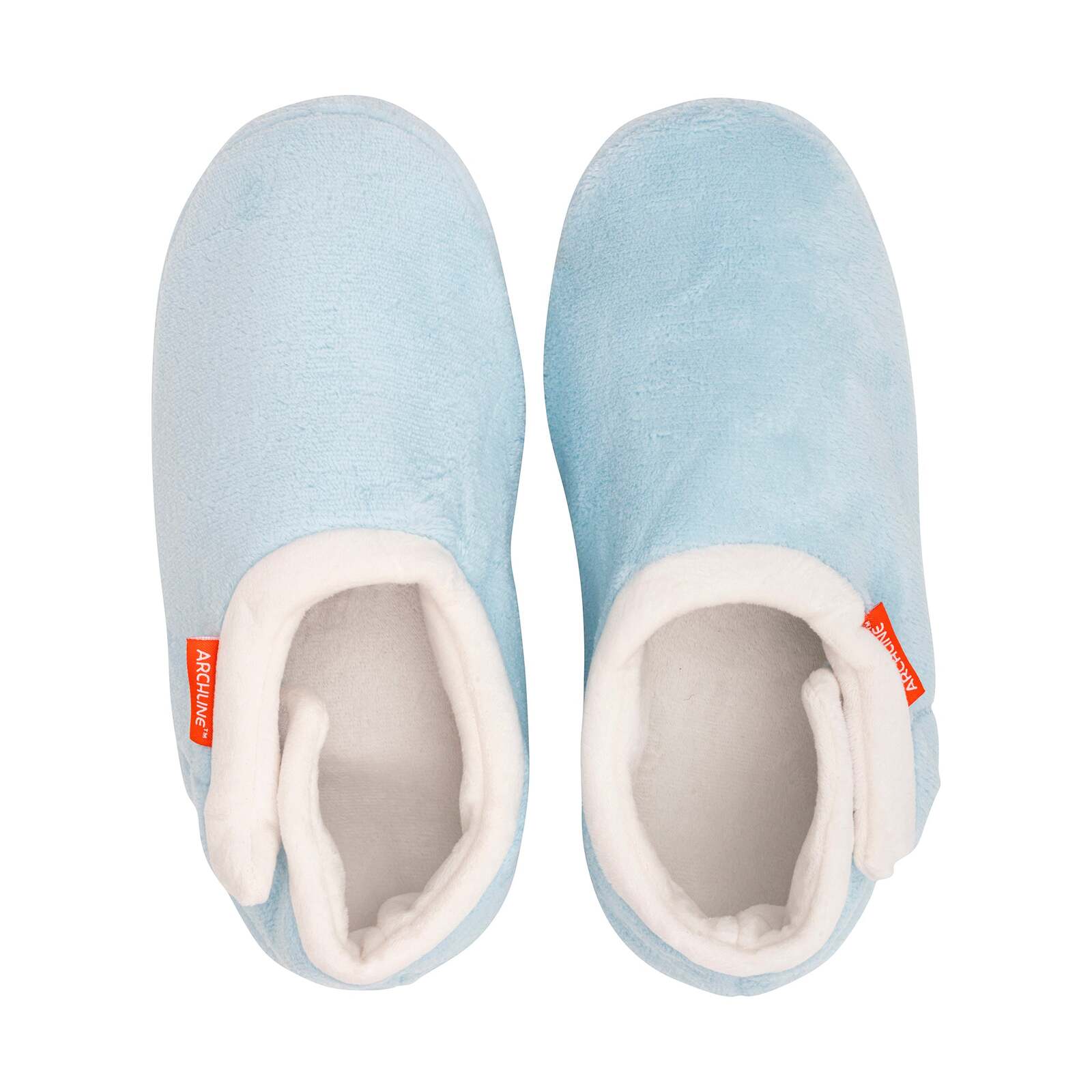 ARCHLINE Orthotic Slippers Closed Scuffs Pain Relief Moccasins - Sky Blue - EUR 43