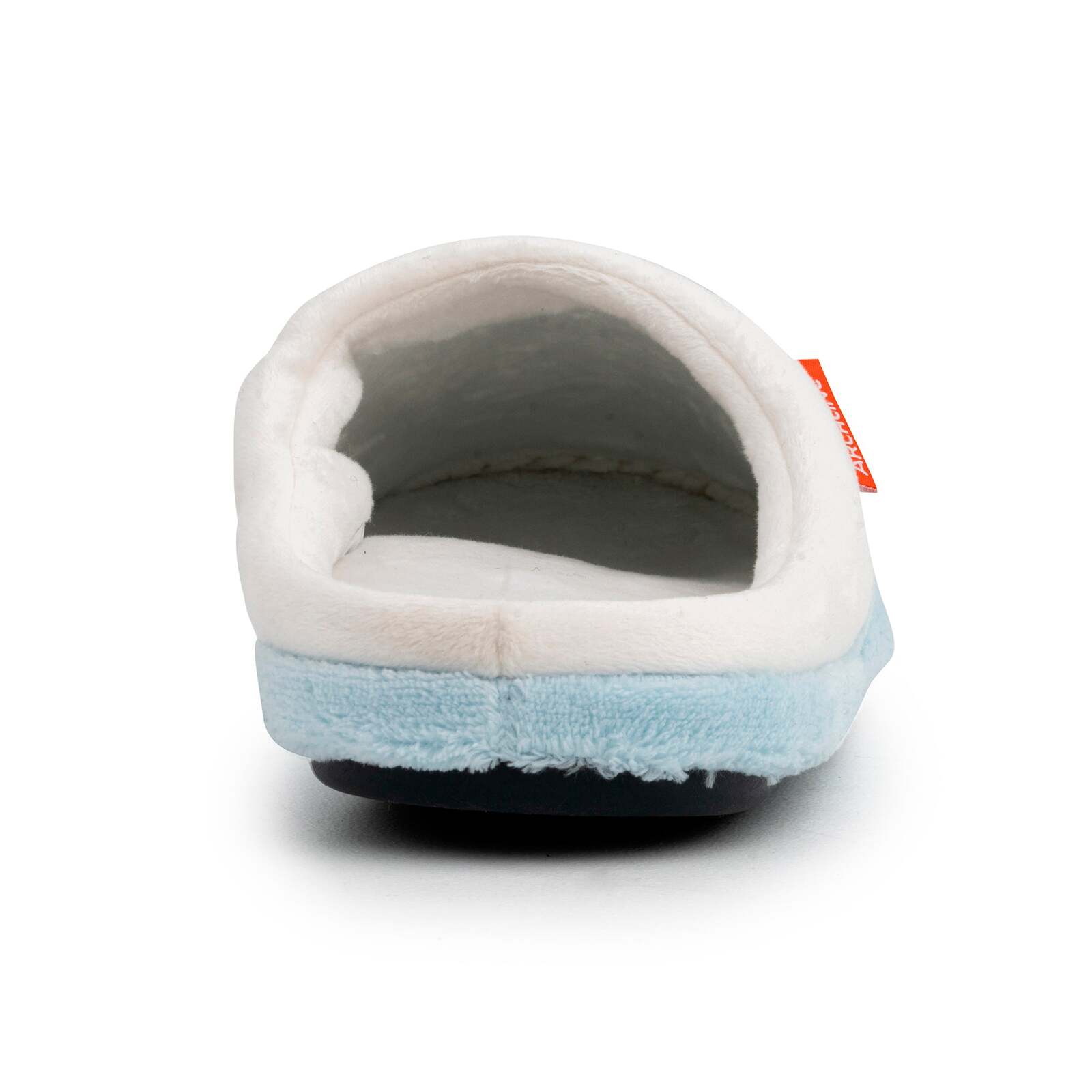 ARCHLINE Orthotic Slippers Slip On Arch Scuffs Pain Relief Moccasins - Baby Blue - EU 35