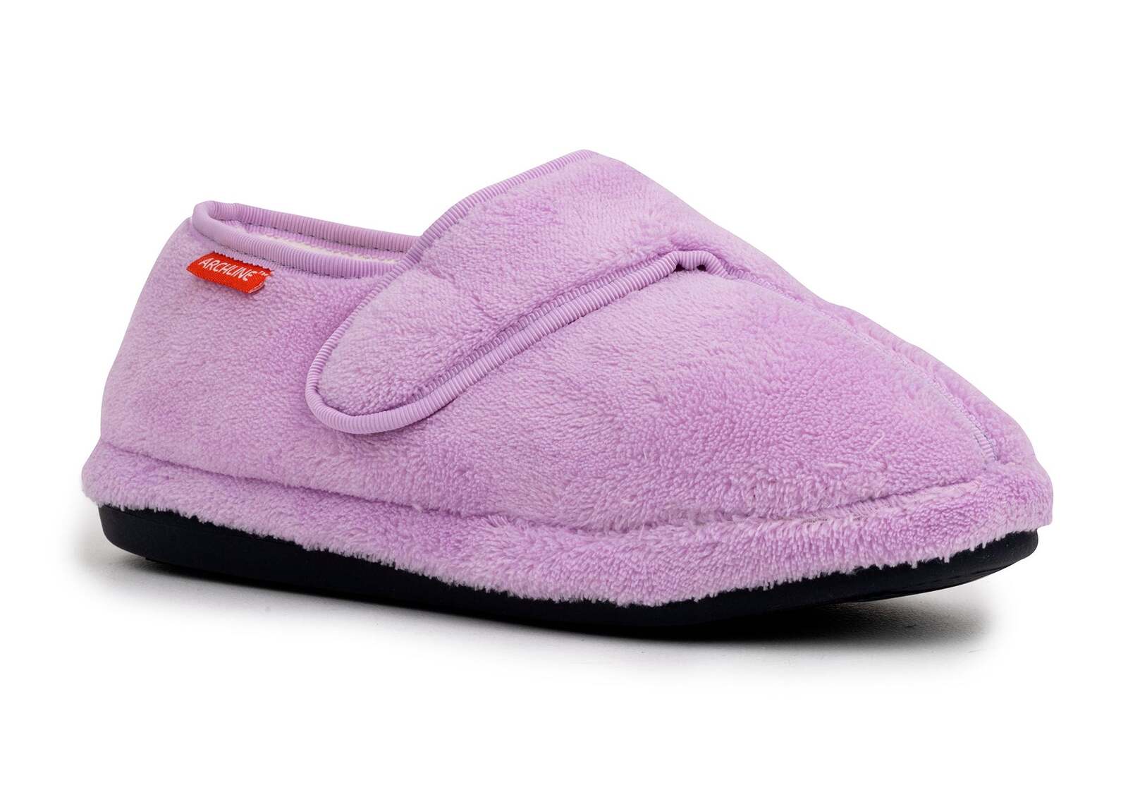 ARCHLINE Orthotic Plus Slippers Closed Scuffs Pain Relief Moccasins - Lilac - EU 35