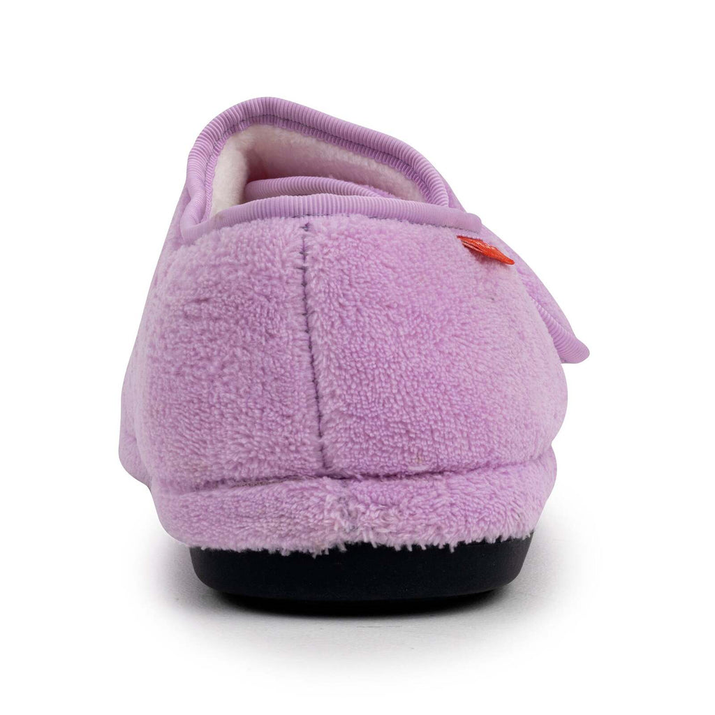 ARCHLINE Orthotic Plus Slippers Closed Scuffs Pain Relief Moccasins - Lilac - EU 35