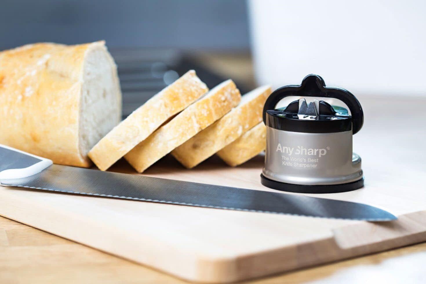 Any Sharp Pro Worlds Best Knife Sharpener for Knives Blades Scissors