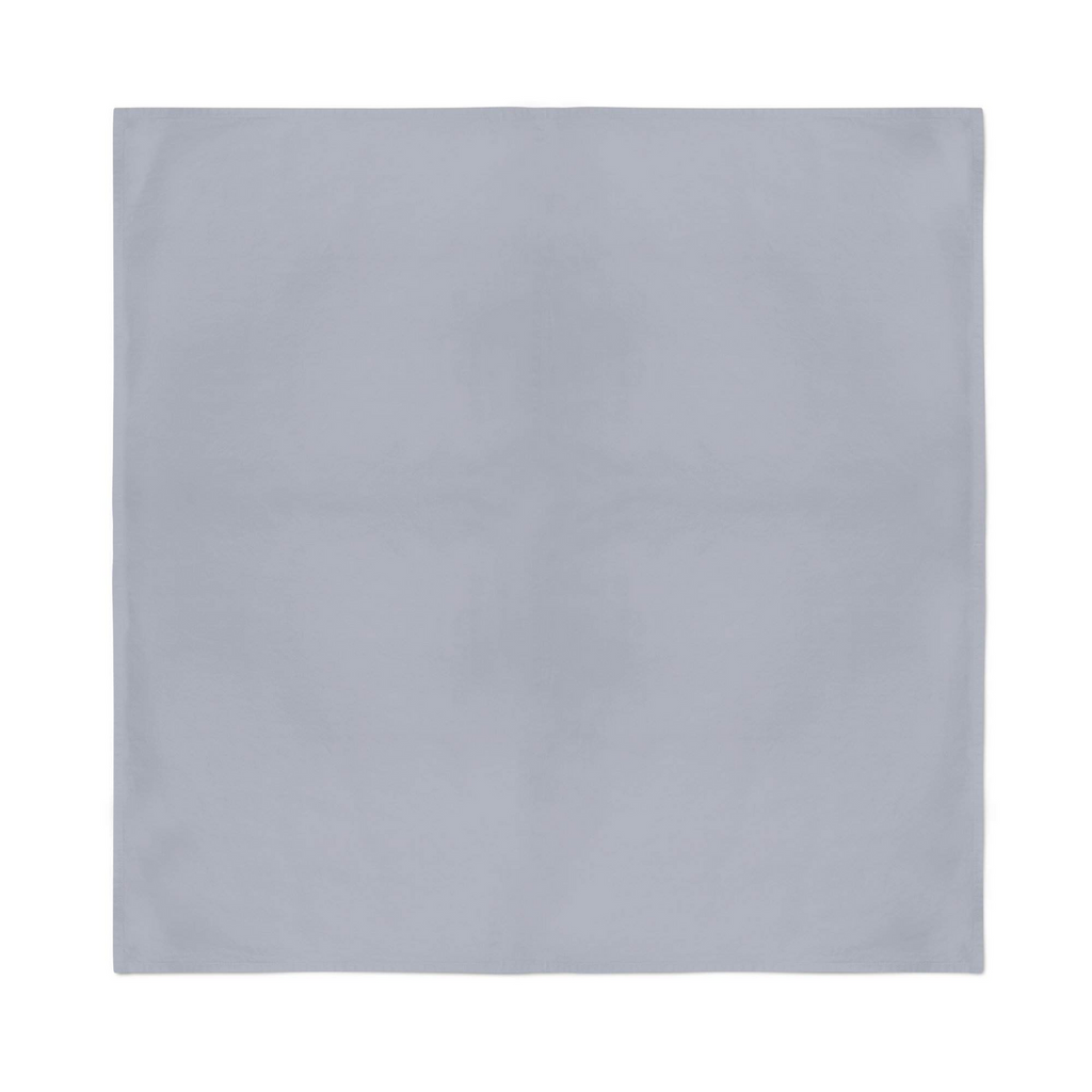 Plain Bandana 100% COTTON Head Wrap Durag Bandanna Summer Biker Scarf Mask - Grey