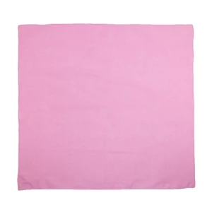 Plain Bandana 100% COTTON Head Wrap Durag Bandanna Summer Biker Scarf Mask - Light Pink