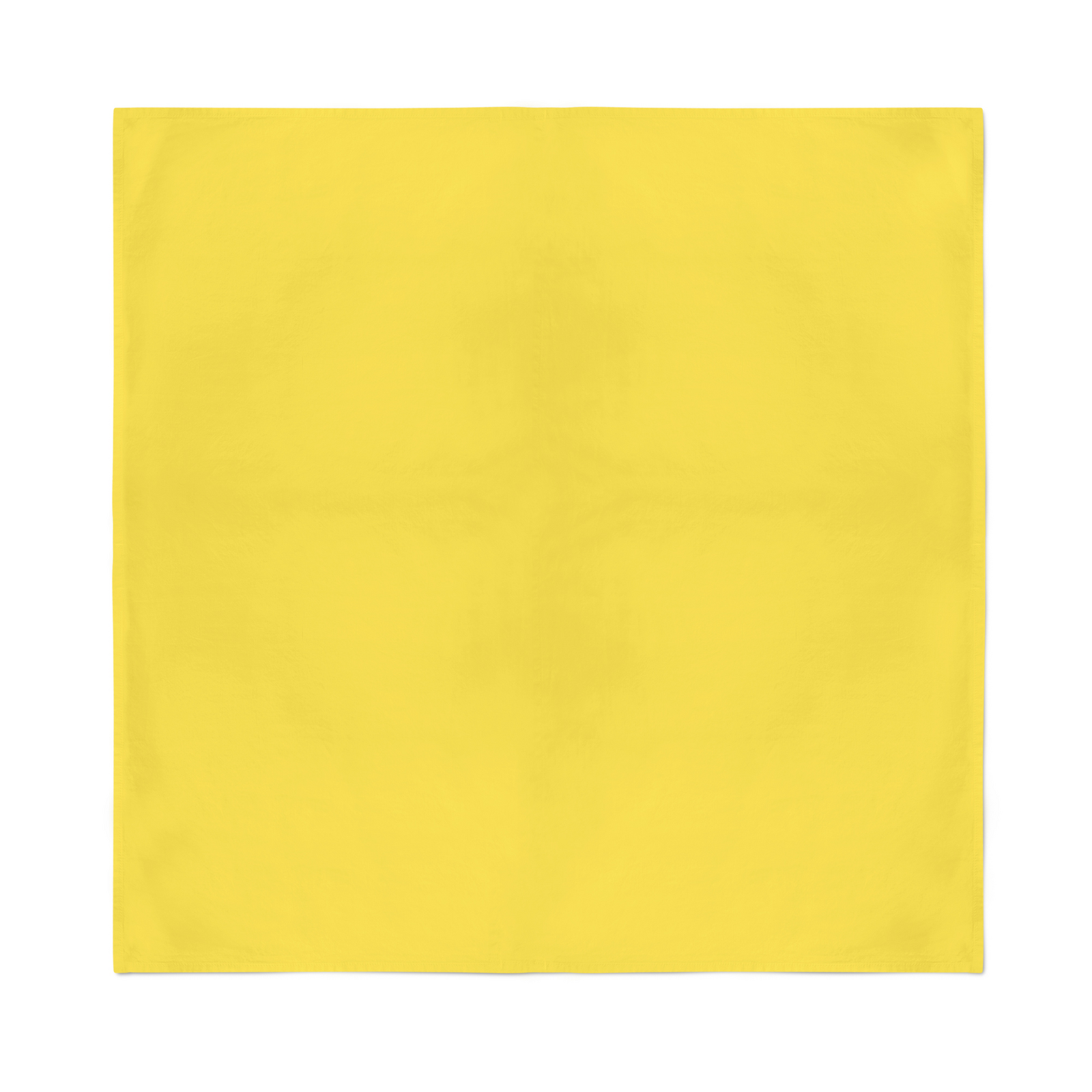 Plain Bandana 100% COTTON Head Wrap Durag Bandanna Summer Biker Scarf Mask - Yellow