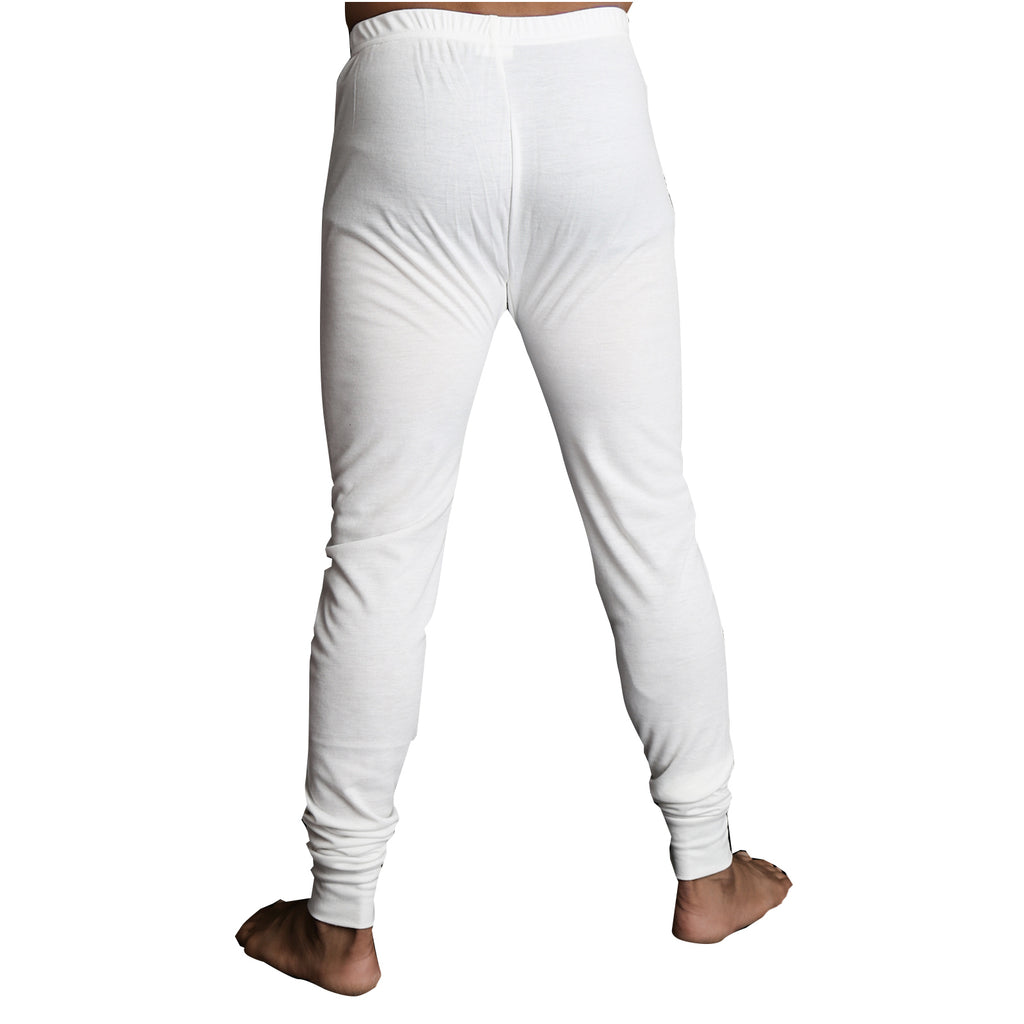 Mens Merino Wool Blend Long John Thermal Pants Underwear Thermals Warm Winter - Beige - 4XL