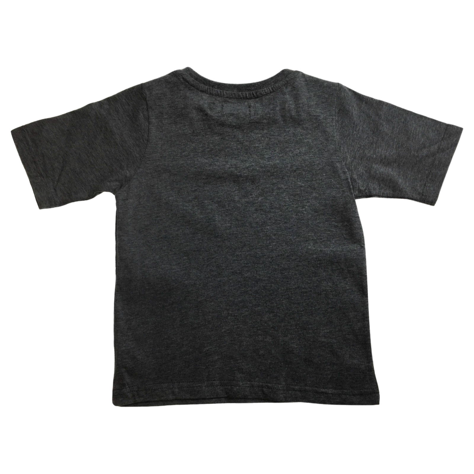 KIDS PLAIN T SHIRT Childrens Child 100% COTTON Boys Girls Basic Blank Tee Top - Grey Marle - 12