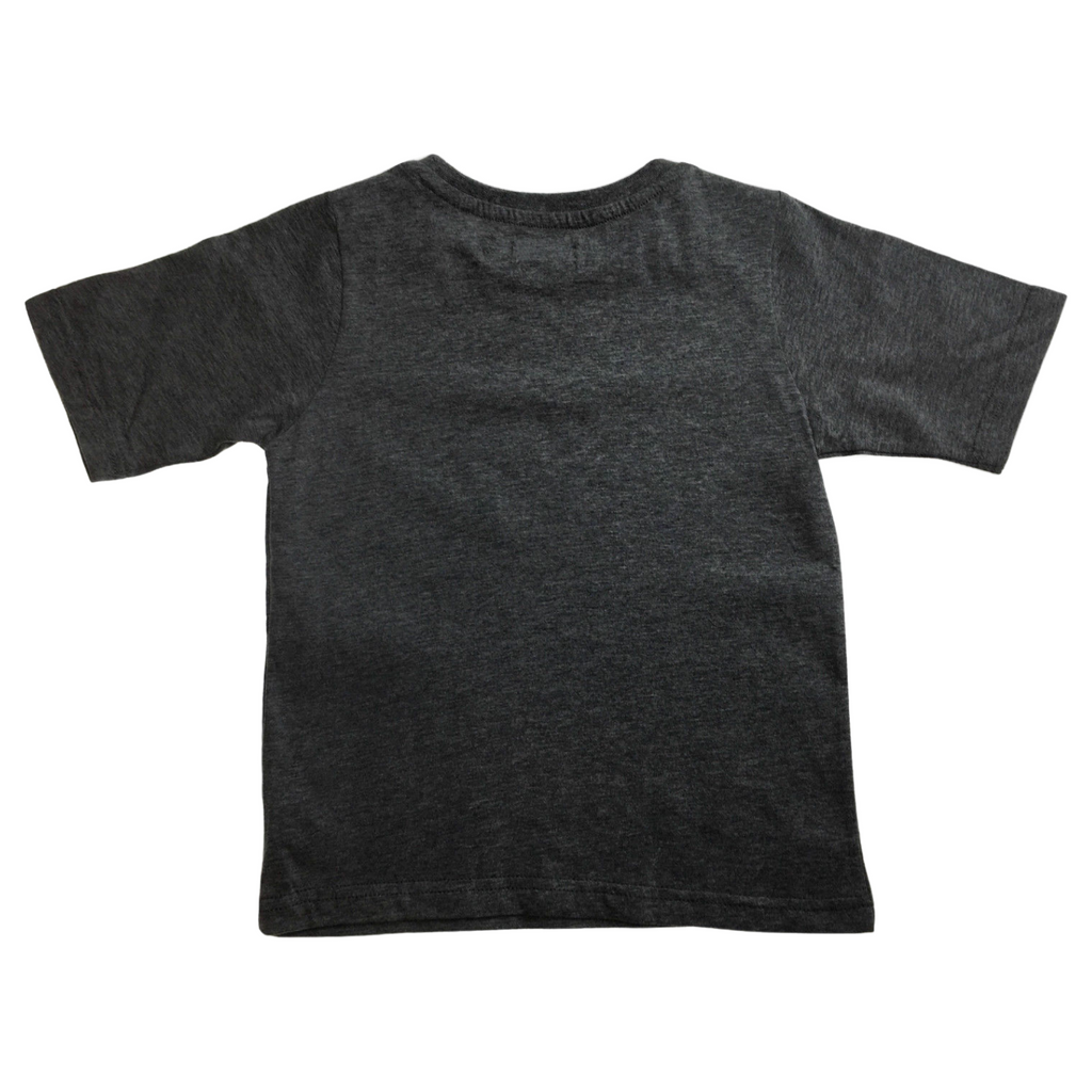 KIDS PLAIN T SHIRT Childrens Child 100% COTTON Boys Girls Basic Blank Tee Top - Grey Marle - 8