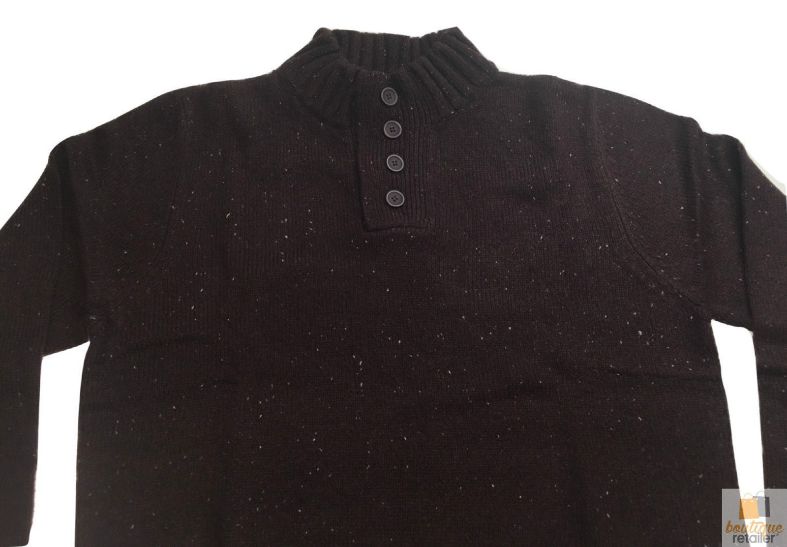 Mens Knit Jumper Pullover Sweater Knitted Casual Stretch Warm Winter  - Half Zip Maize 17 (KW14) - L