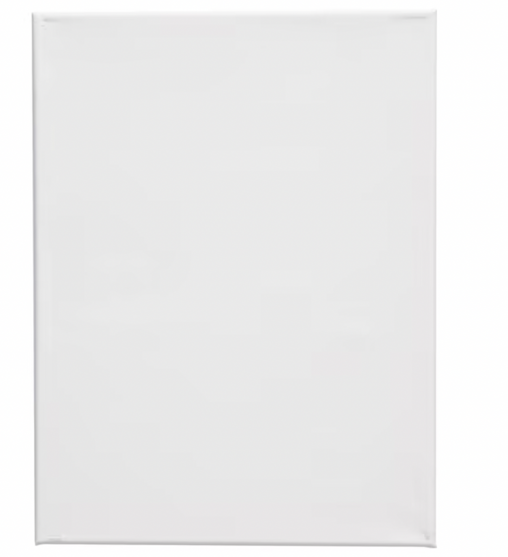 Premium Artist Stretched Blank Canvas Cotton Deep Edge Oil Acrylic 12 x 16"