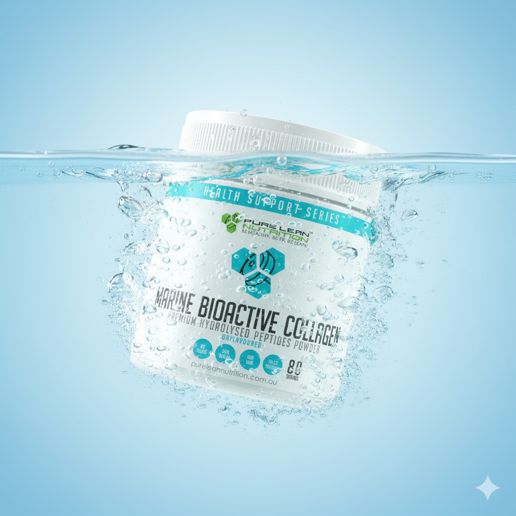 80 Servings Marine Collagen Bioactive Peptides Powder Beauty Glow for Skin Nails