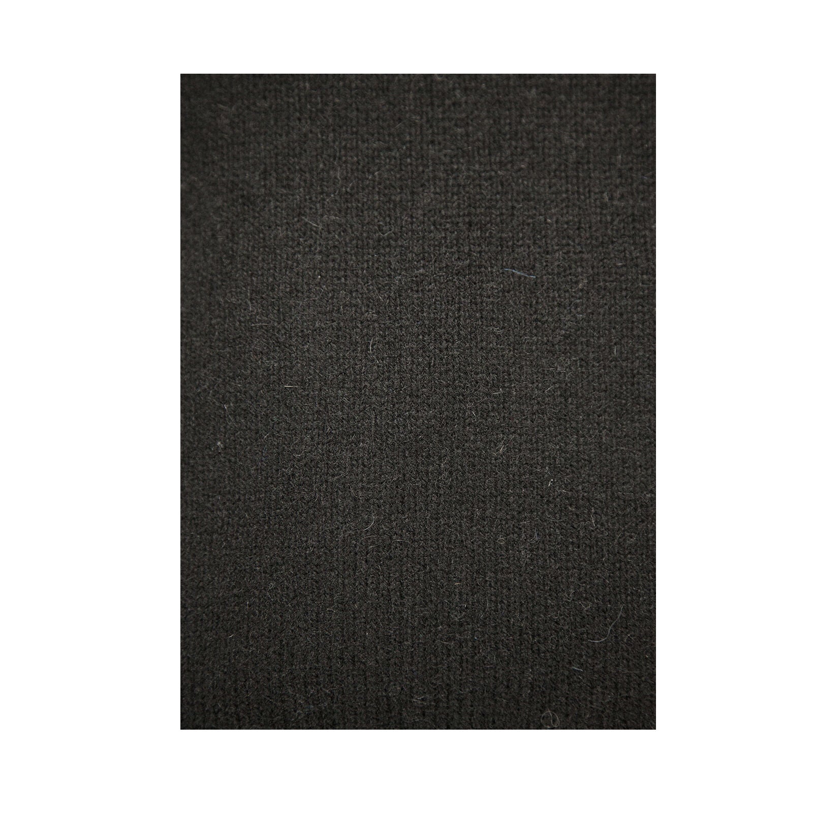 100% SHETLAND RAGG WOOL CREW Round Neck Knit JUMPER Pullover Mens Sweater Knitted - Plain Black - 4XL