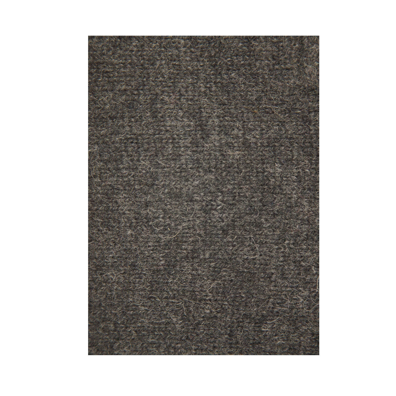 100% SHETLAND RAGG WOOL Half Zip Up Knit JUMPER Pullover Mens Sweater Knitted - Charcoal - M