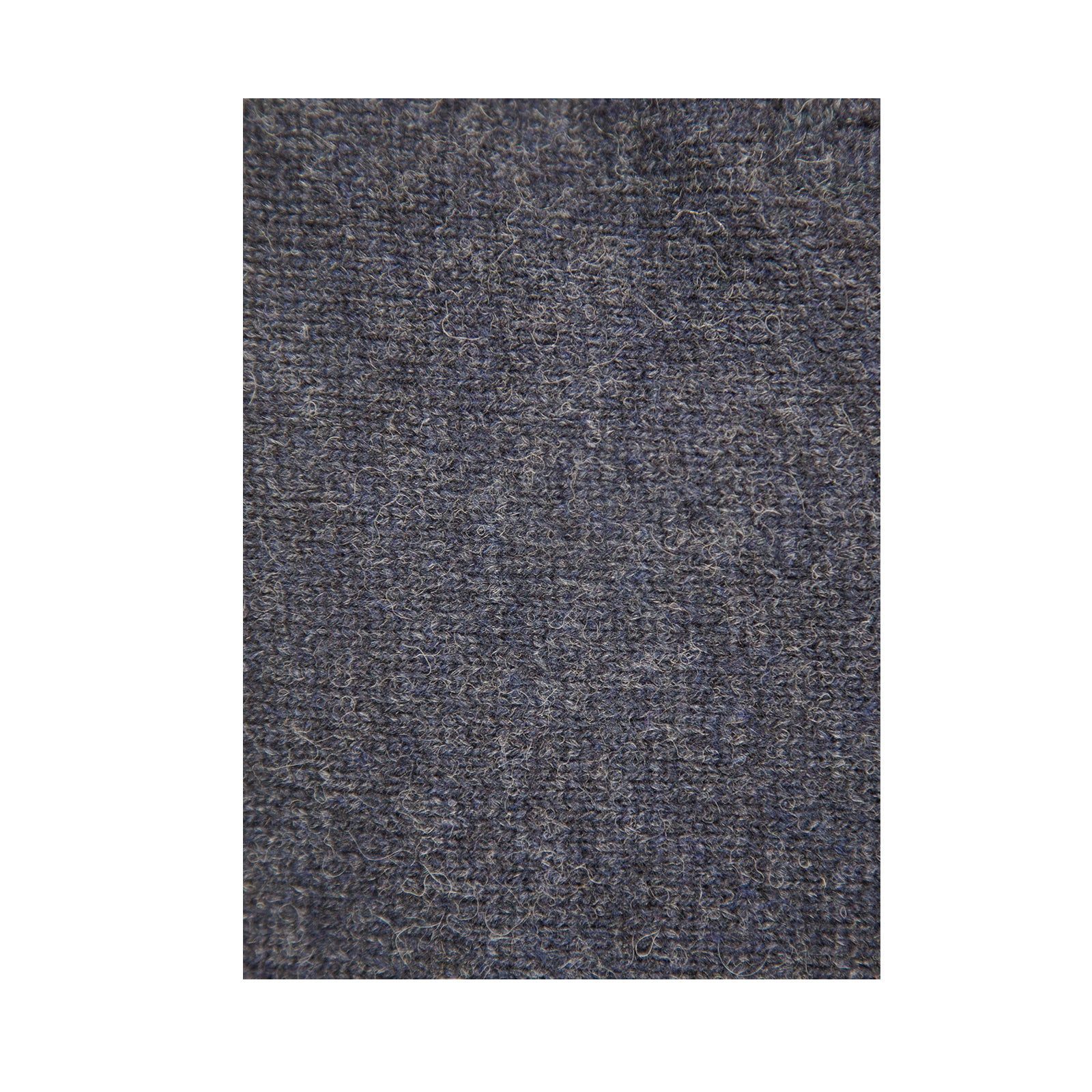 100% SHETLAND RAGG WOOL Half Zip Up Knit JUMPER Pullover Mens Sweater Knitted - Denim Blue (45) - 3XL - L