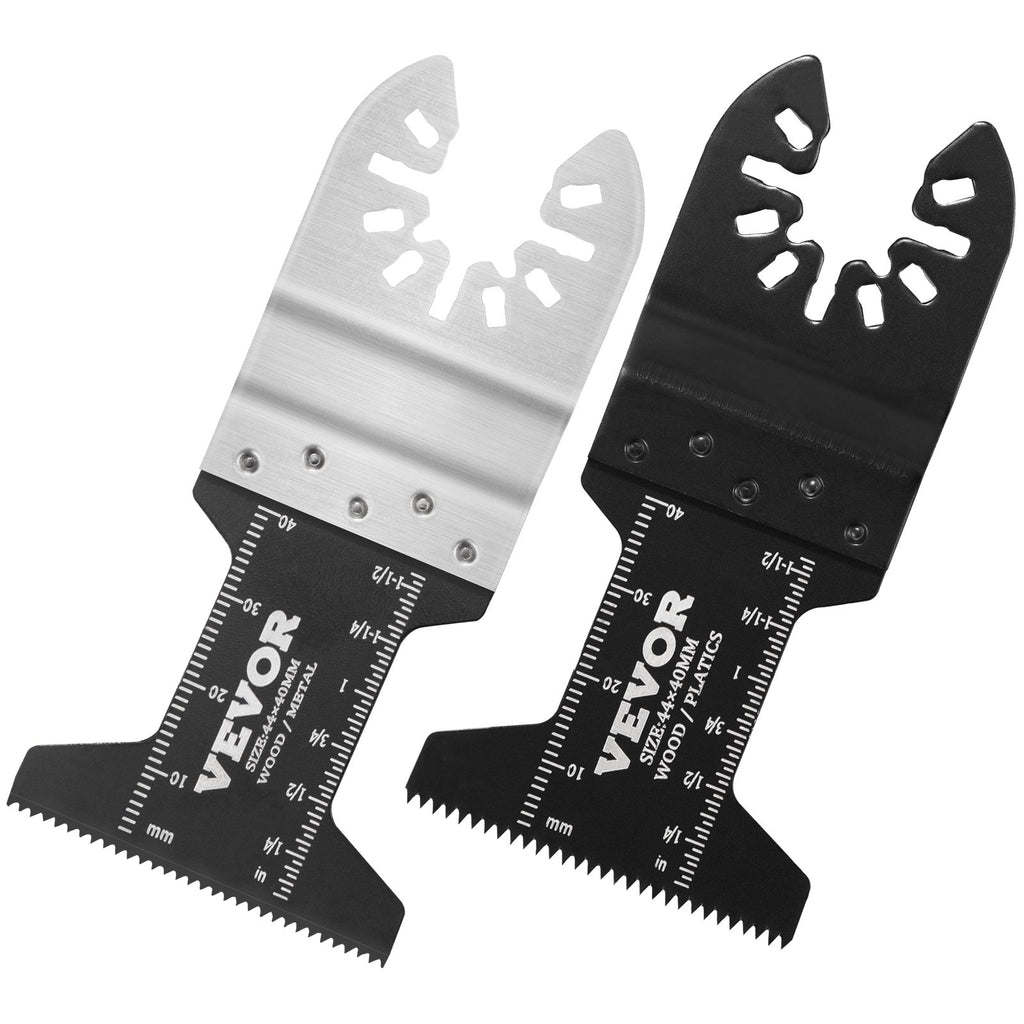 VEVOR 30PCS Multi Tool Blades Kits, Universal Quick Release Oscillating Saw Blades, 8 Types Wood Metal Plastic Oscillating Tool Blades, Fit Dewalt Bosch Milwaukee Hitachi Chicago Craftsman