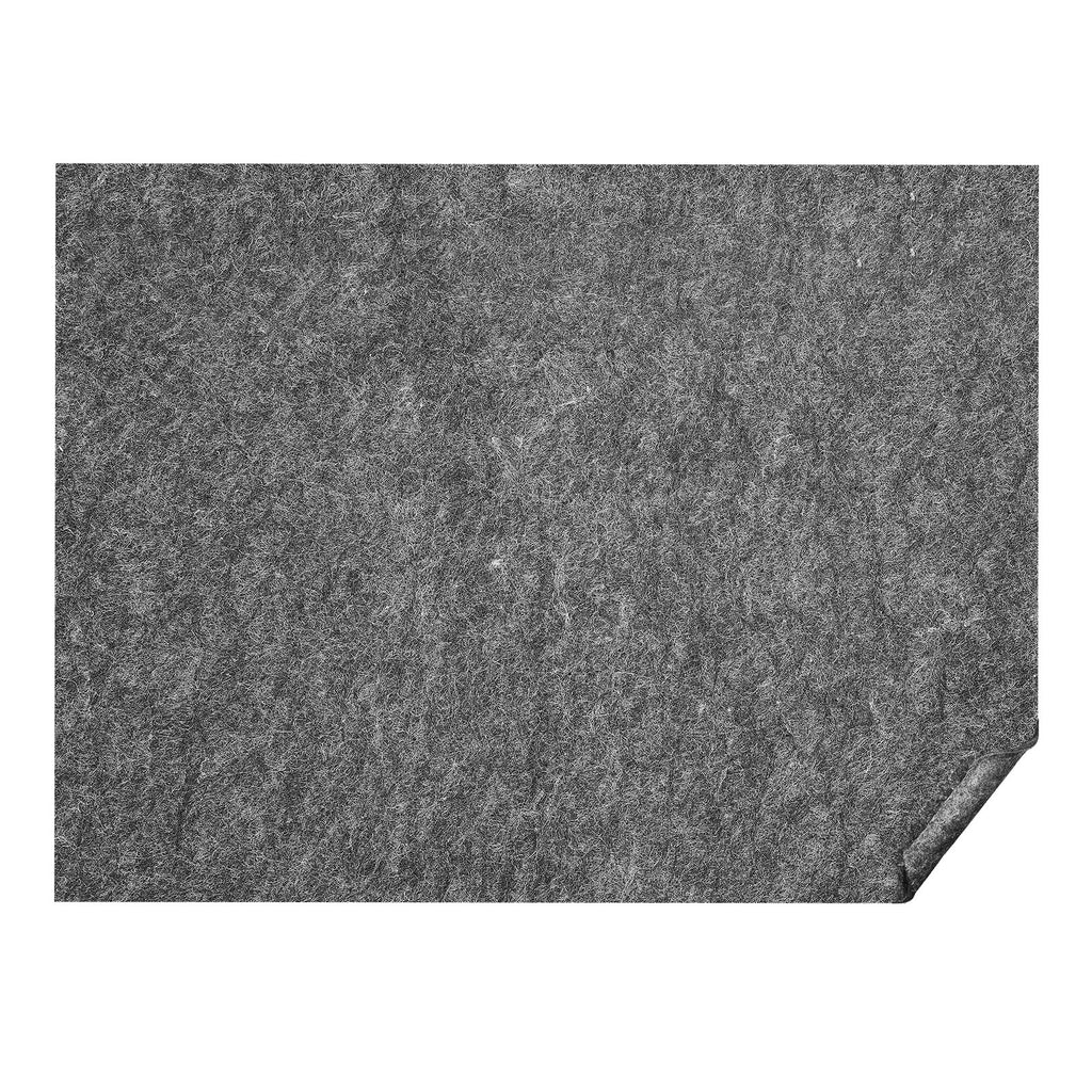 VEVOR Rug Pad Without Slip Resistance, Protective Cushioning Carpet Pad, 9' x 12', 1/4"Thick, 100% Pure Polyester Felt, 10-11㎡ Premium Comfort Underfoot Carpet Padding Rug Cushion for All Floors, Gray