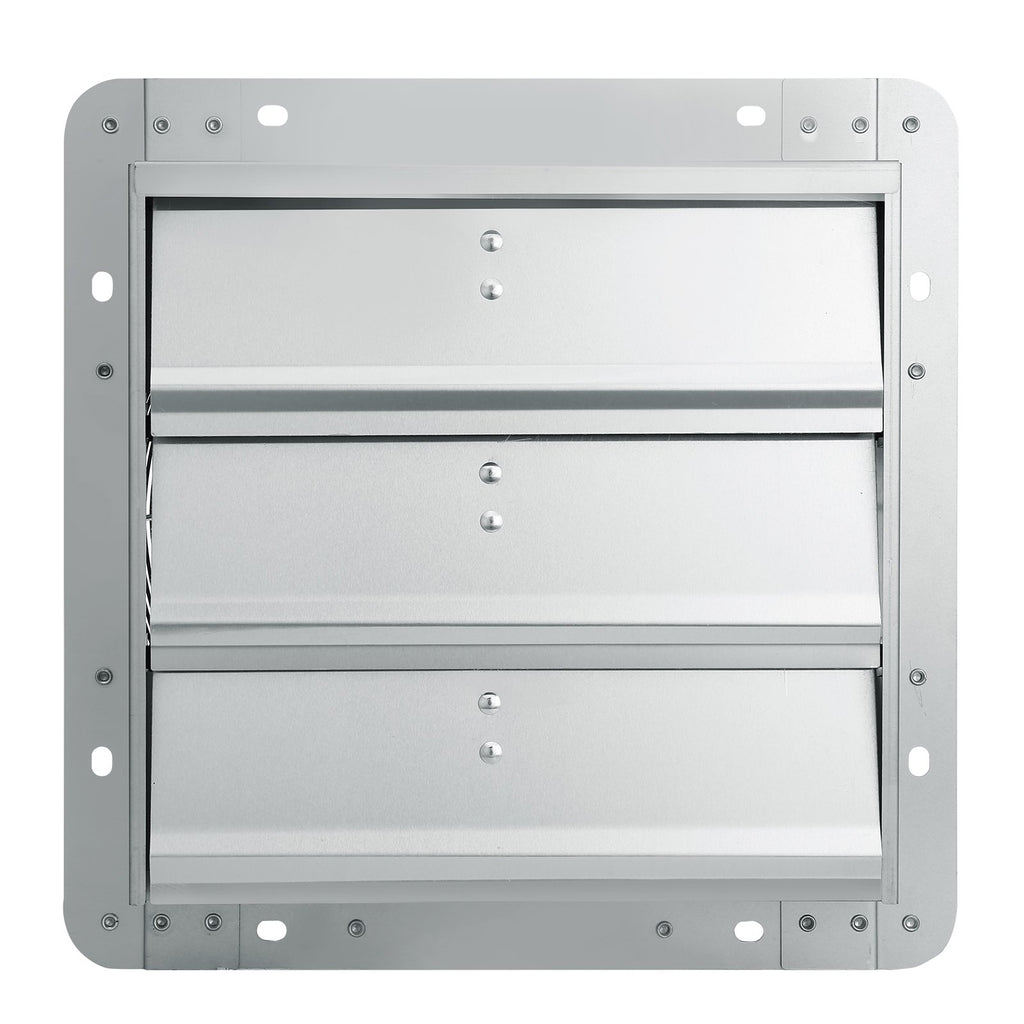 VEVOR Shutter Exhaust Fan, 356 mm High-speed 1400RPM 994 CFM, Aluminum Wall Mount Attic Fan with AC-motor, Ventilation and Cooling for Greenhouses, Garages, Sheds, Shops