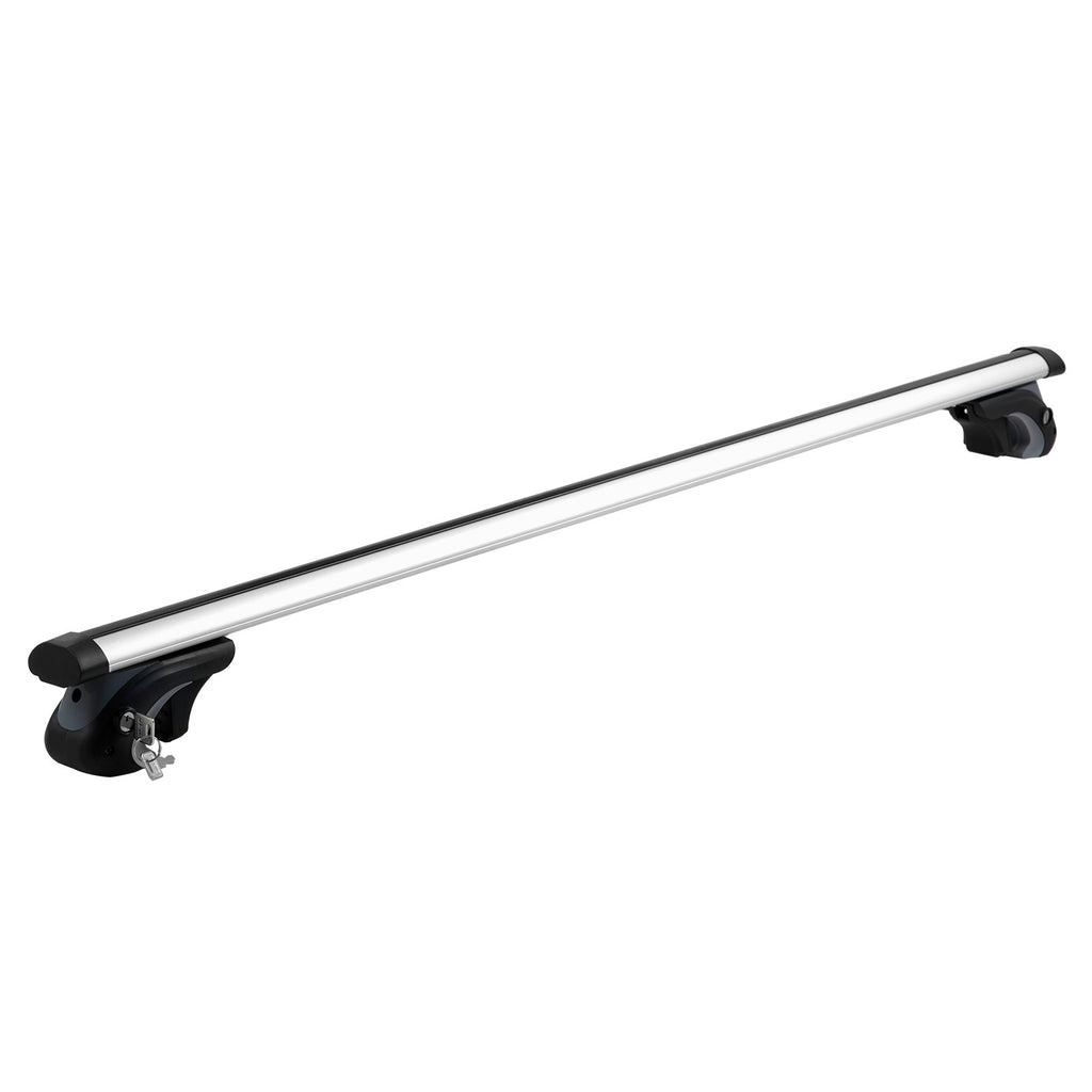 VEVOR Roof Rack Cross Bars, Aluminum Roof Rack Crossbars, Fit Raised Side Rail with Gap, 90 kg Load Capacity, Adjustable Crossbars with Locks, for SUVs, Sedans, and Vans