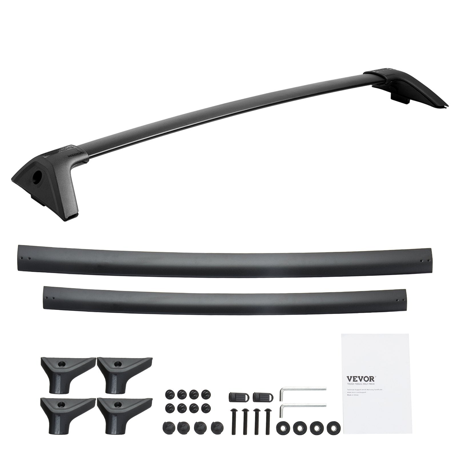VEVOR Roof Rack Cross Bars, Compatible with Toyota RAV4 2020-2023, 160lbs Load Capacity, Aluminum Anti-Rust Crossbars with Locks, Rooftop Cargo Bag Luggage Carrier (Not Fit for Adventure/TRD Off-Road)