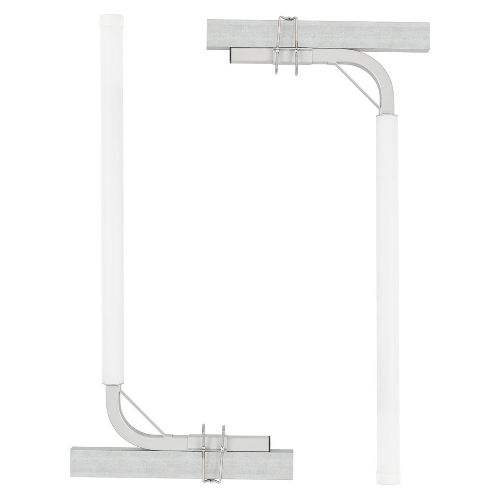 VEVOR Boat Trailer Guide, 1219.2mm Adjustable Design Trailer Guide Poles, 2PCS High-Hardness Steel Trailer Guide-Ons, Trailer Guides with PVC Pipes, for Ski Boat, Fishing Boat or Sailboat Trailer