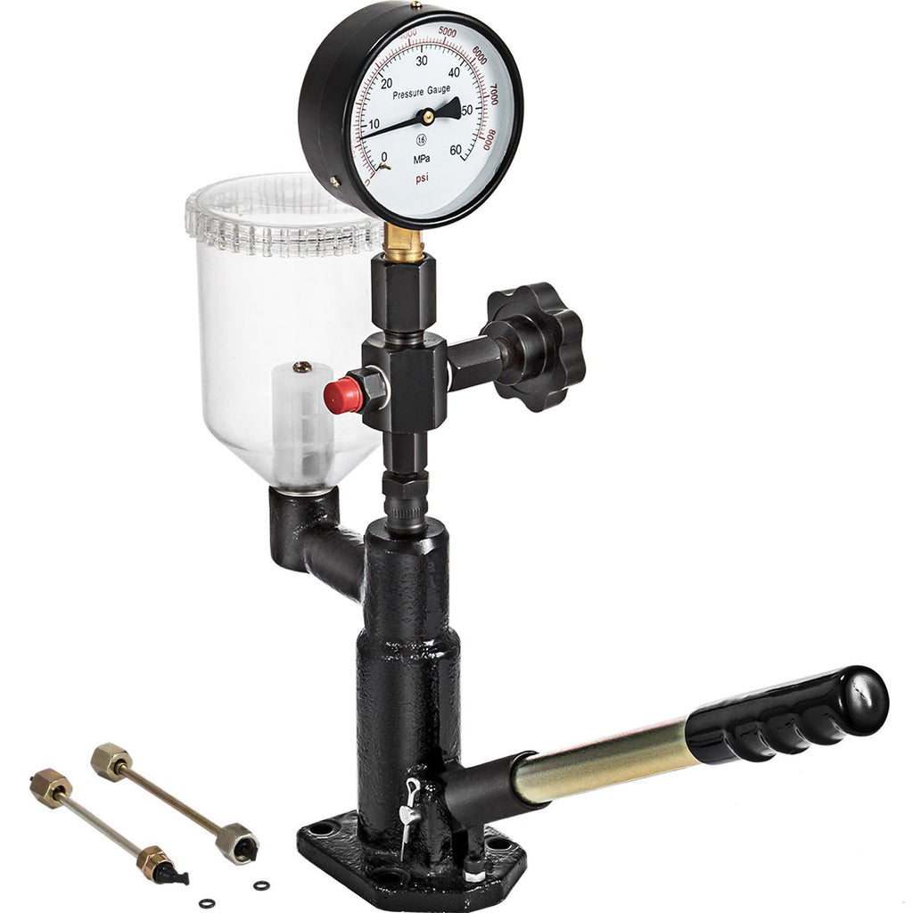 Diesel Injector Nozzle 
Pressure Tester Dual scale Manometer Test Tool 0-600Bar (0-8000PSI) 
60Mpa Test Pressure High Configuration