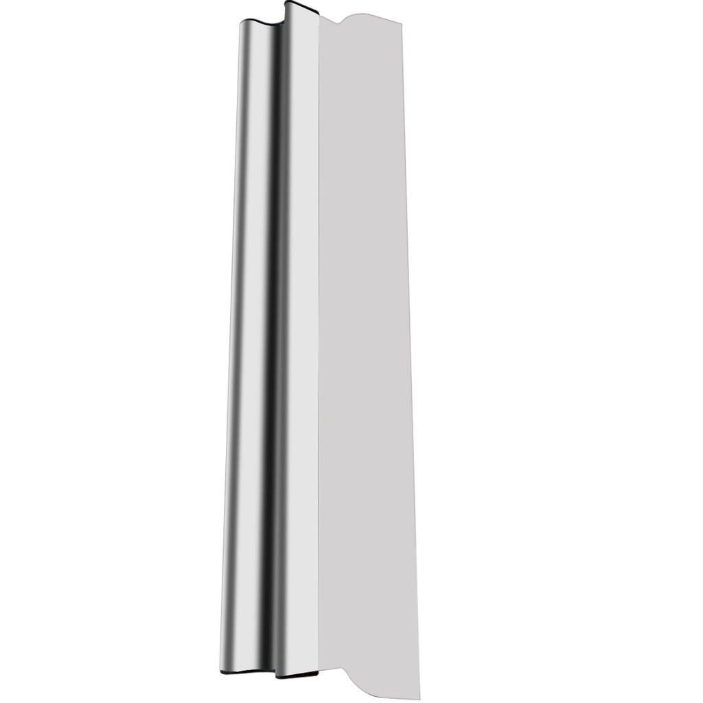 VEVOR Skimming Blade Set,10"+16"+24" Blades + 35"-78" Extension Handle，European Stainless Steel Construction Knife, Aluminum Blade Profile Smoothing Knockdown Spatula for Gyprock/Drywall/Wall-Boa