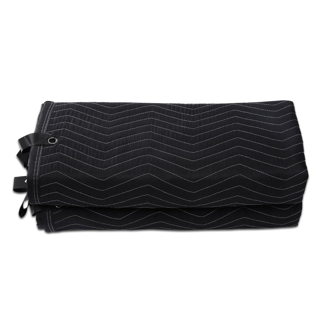 VEVOR Sound Dampening Blanket, 2438 x 2032 mm Extra Large Studio Grommeted Soundproof Blanket with Grommets, Light Blocker for Door Acoustic Noise Blocking Blanket Studio Sound Absorption Sheet, Black
