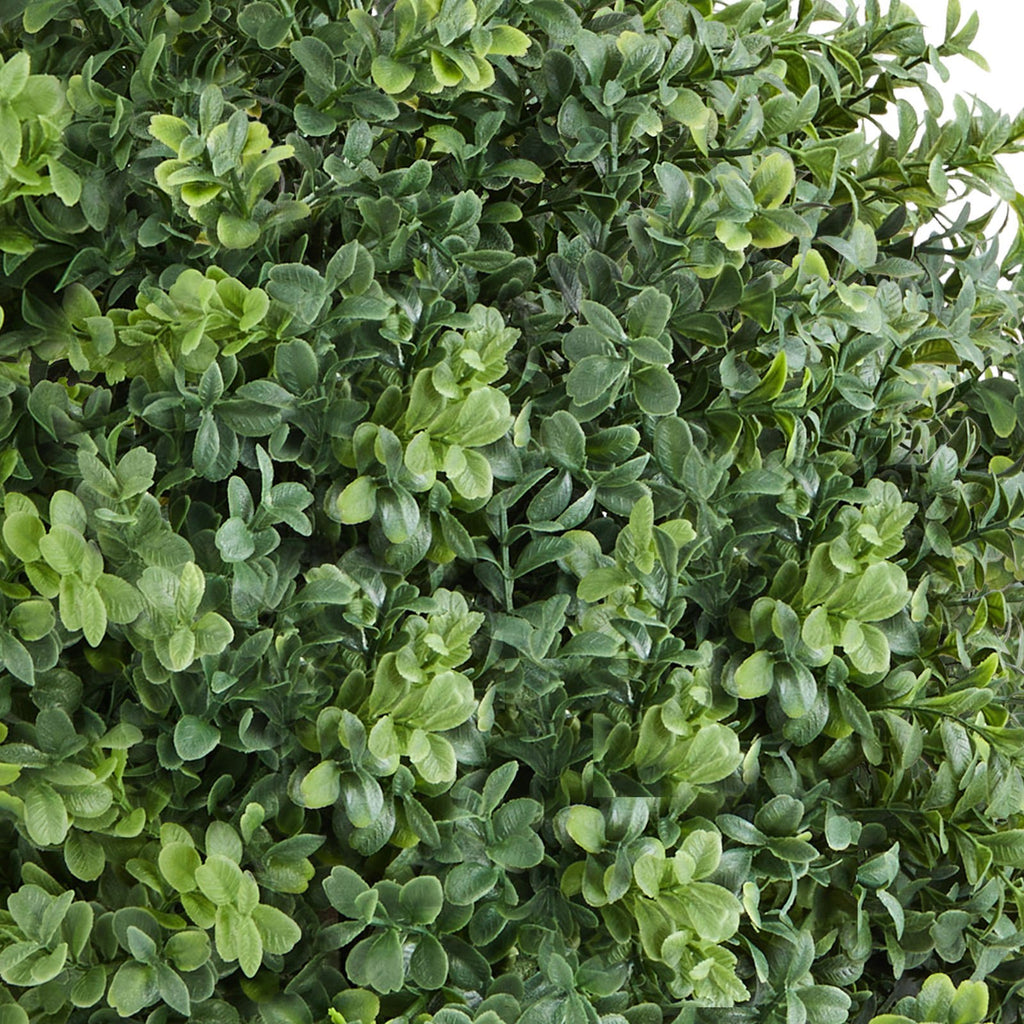 VEVOR Artificial Topiary Boxwood Trees with Ground Spike, 2 Set 559mm Faux Shrubs & Bushes Potted Plants, Fake Silk Tree Look Real for Decor Front Porch Outdoor Indoor Patio Garden Balcony Backyard