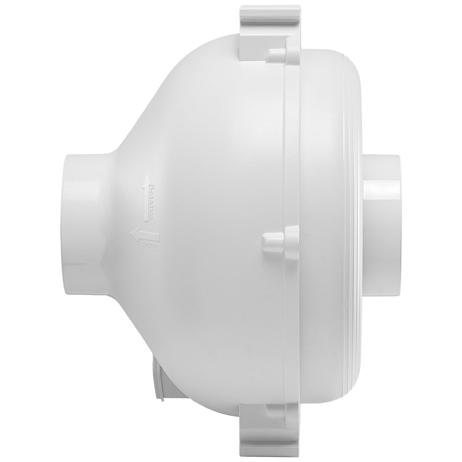 VEVOR 4" to 4.5" Radon Mitigation Fan System Quiet 190CFM Inline Duct Waterproof