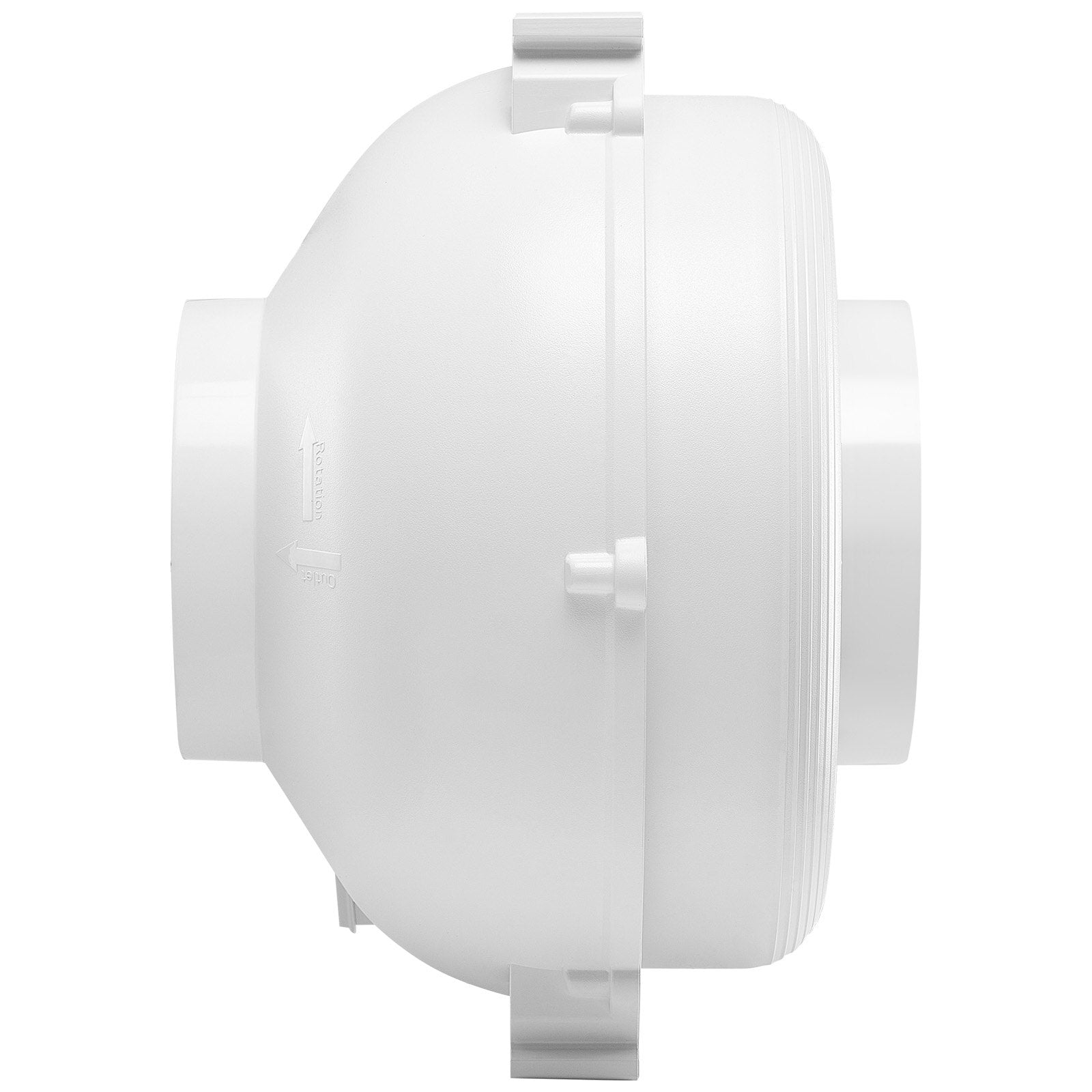 VEVOR 4" to 4.5" Radon Mitigation Fan System Quiet 380CFM Inline Duct Waterproof