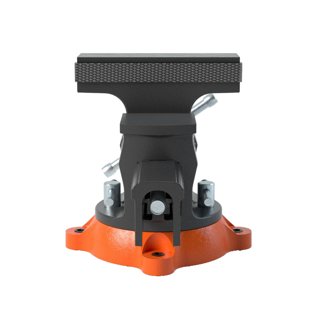 VEVOR 16.7cm Bench Vise Anvil Swivel Locking Base Heavy Duty Ductile Iron Vice