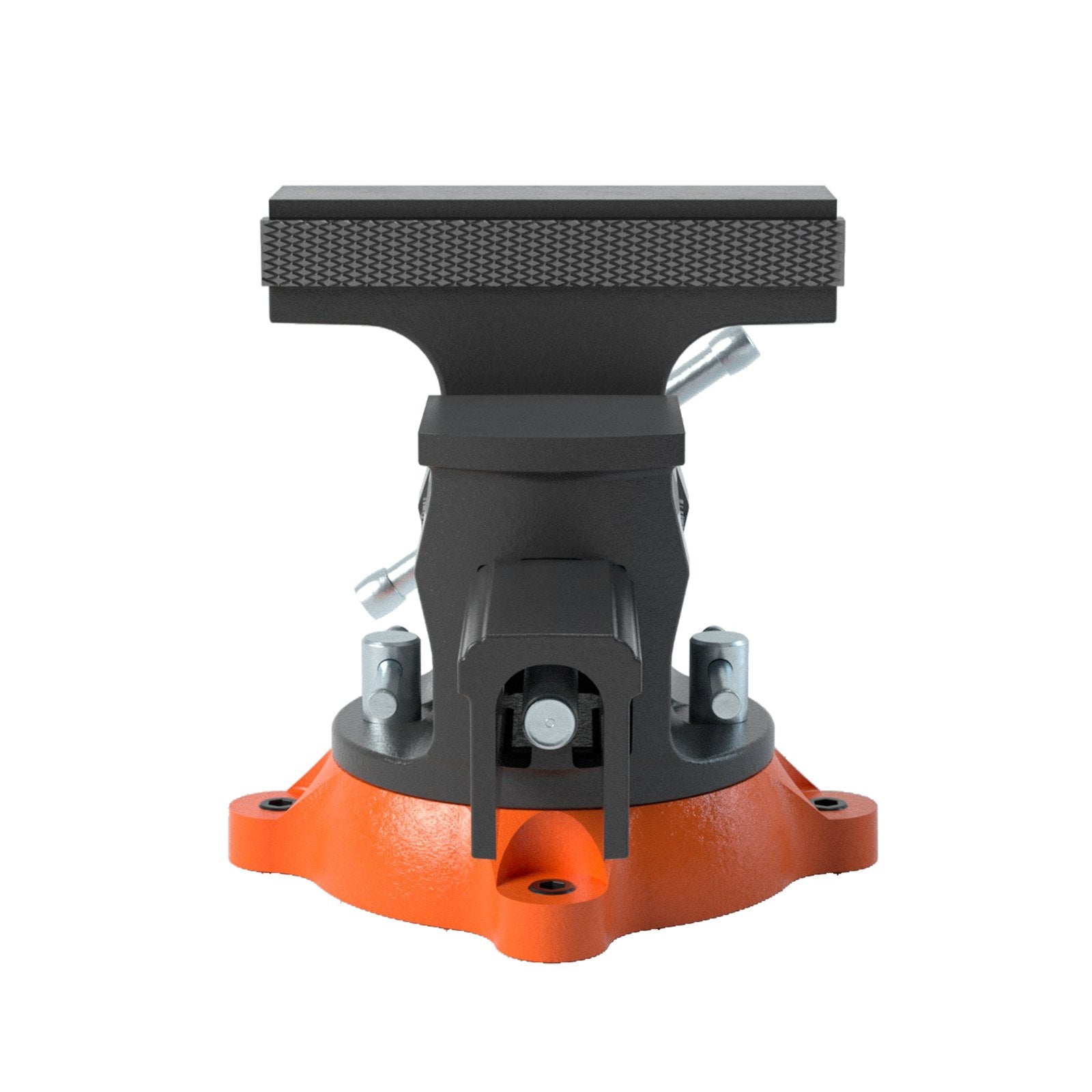 VEVOR 16.7cm Bench Vise Anvil Swivel Locking Base Heavy Duty Ductile Iron Vice