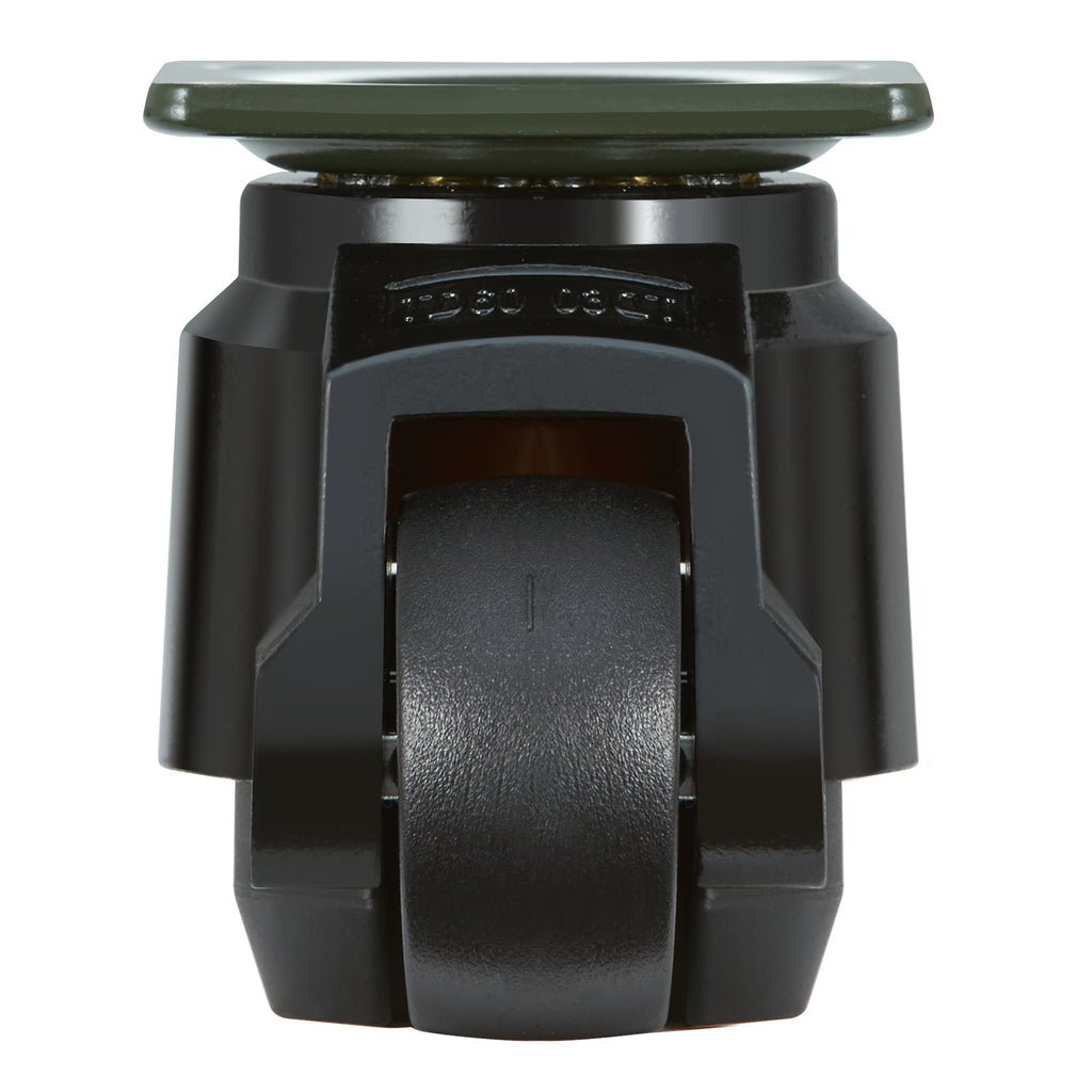 VEVOR Leveling Casters, Set of 4, 500 kg Total Load Capacity, 50.8 mm, Heavy Duty with Upgraded Handle Design, 360 Degree Swivel Caster Wheels, Adjustable Casters with Feet for Workbench, Machine