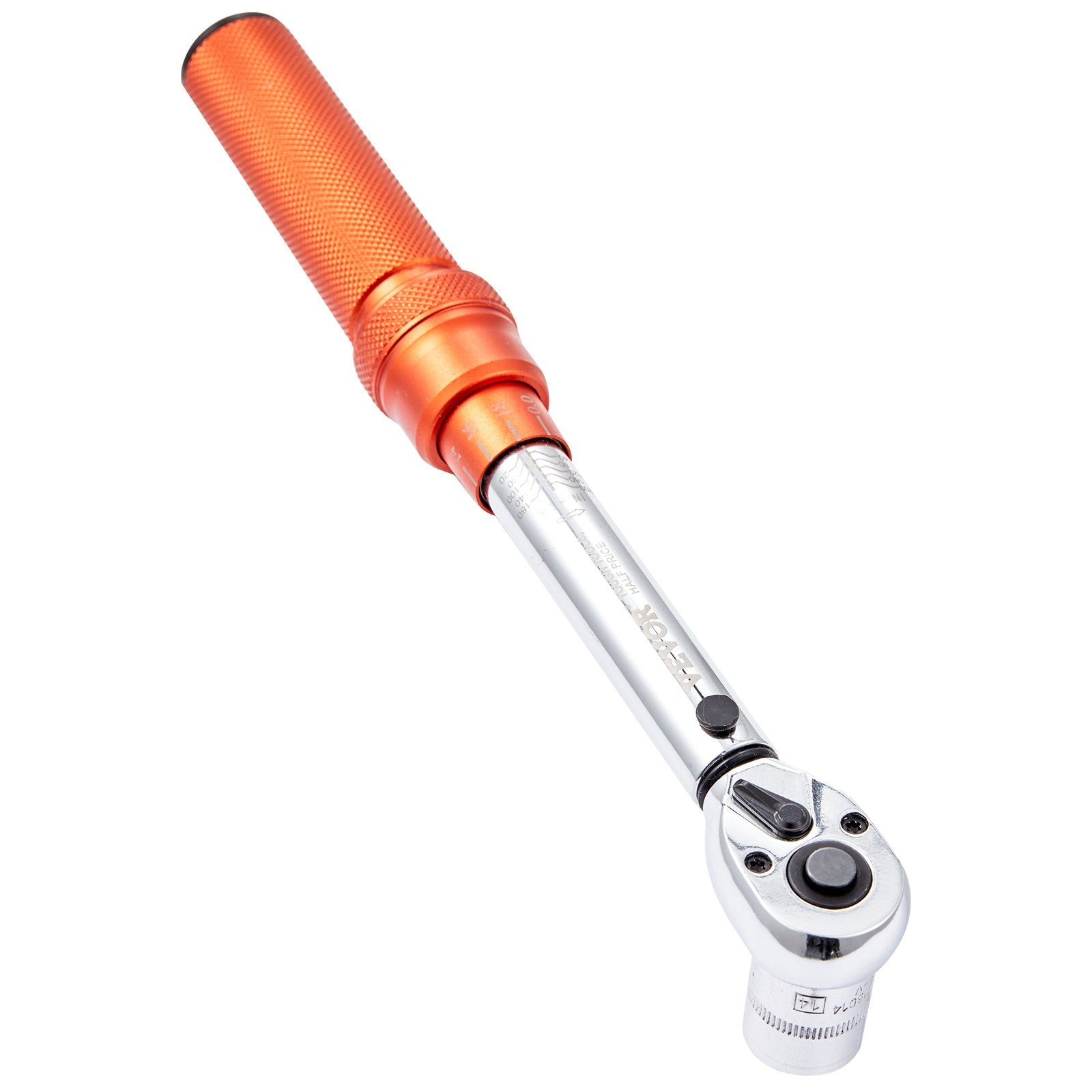 VEVOR Torque Wrench Adjustable Torque Wrench 1/4" Drive 20-200in.lb/2.3-23Nm