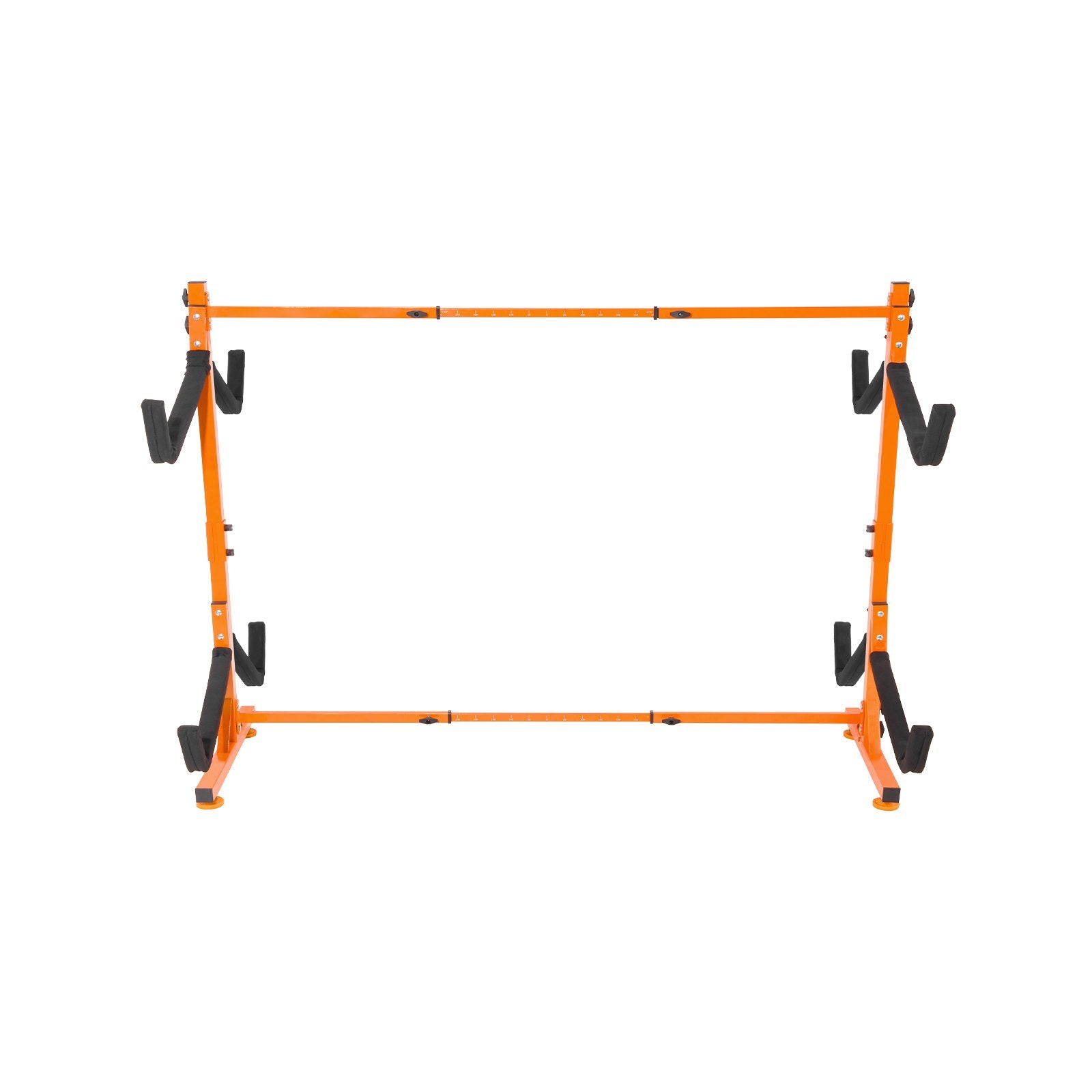 VEVOR Freestanding Kayak Storage Rack, Kayak Stand for 4 Kayak Canoe Paddleboard, Heavy-duty Steel Kayak Hanger Holder with Padded Arms and Adjustable Width, 100 kg Max Load, for Indoor Outdoor Garage