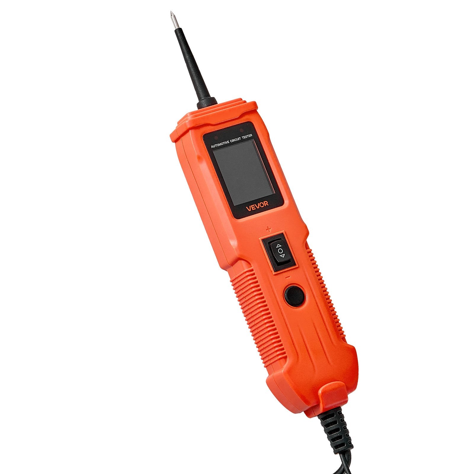 VEVOR Automotive Circuit Tester, 8 - 35 DCV Power Circuit Probe Tester with TFT Color Display and Lighting, Automotive Power Tester Probe with 13 ft / 4 m Cable, ABS Shell Electrical Detector Finder