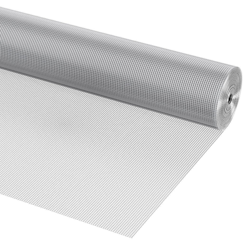 VEVOR Hardware Cloth, 1/4 inch 36in x 100 ft 23 Gauge, Hot Dipped Galvanized Wire Mesh Roll, Chicken Wire Fencing, Wire Mesh for Rabbit Cages, Garden, Small Rodents
